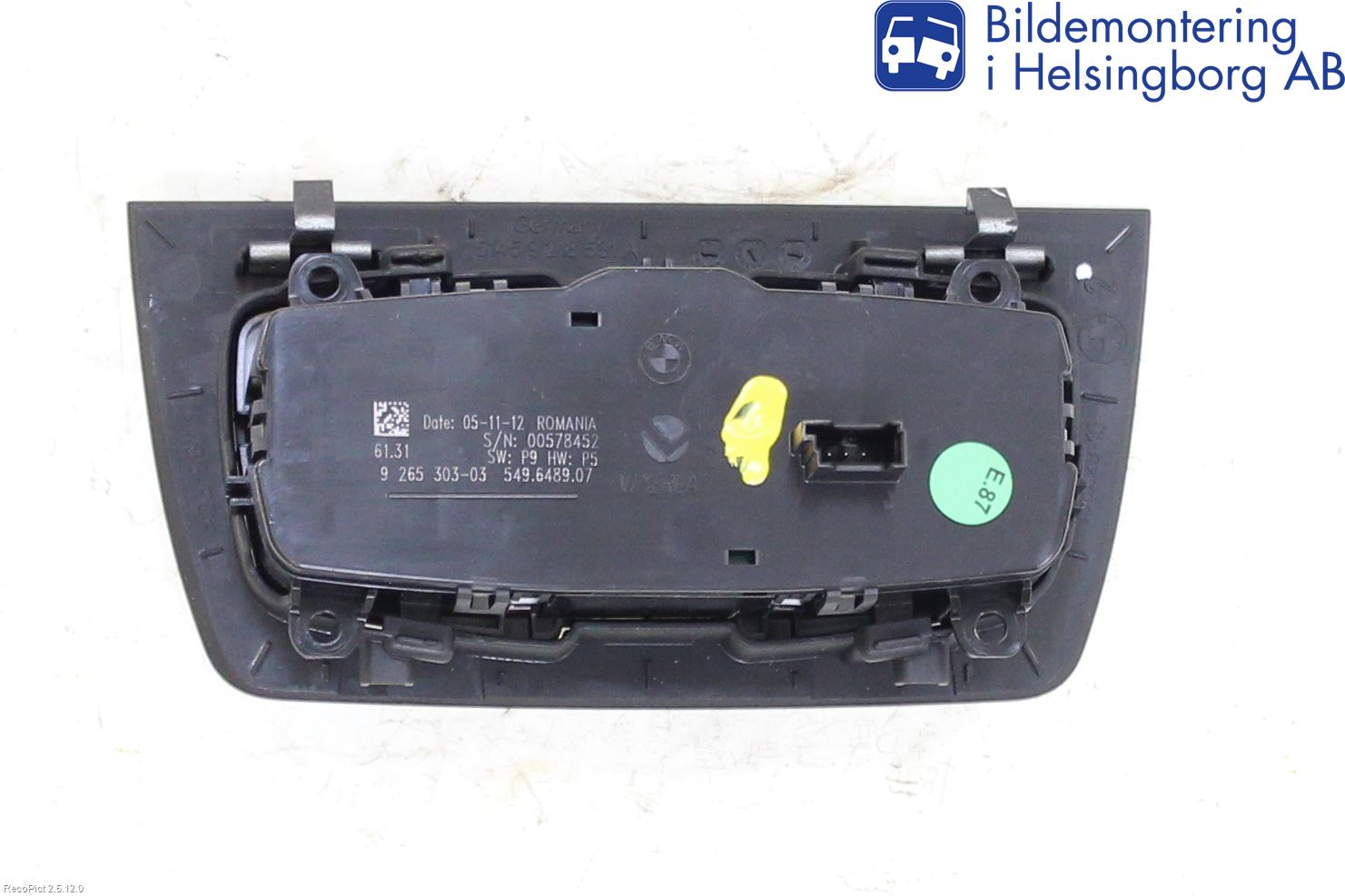 BMW 3 F30/F31/F80 12-19 Bryter Hovedlys