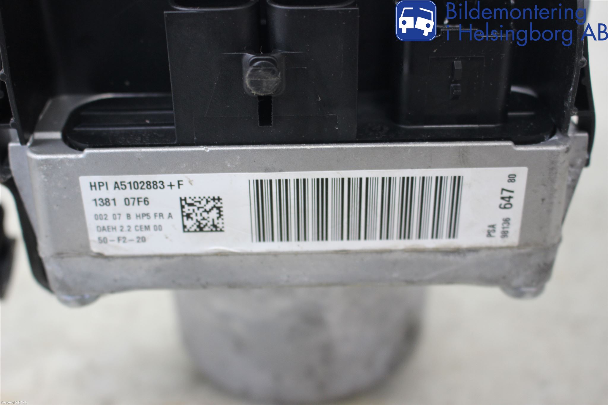 Peugeot PARTNER 16-18 Servostyring Eletrisk Pumpe