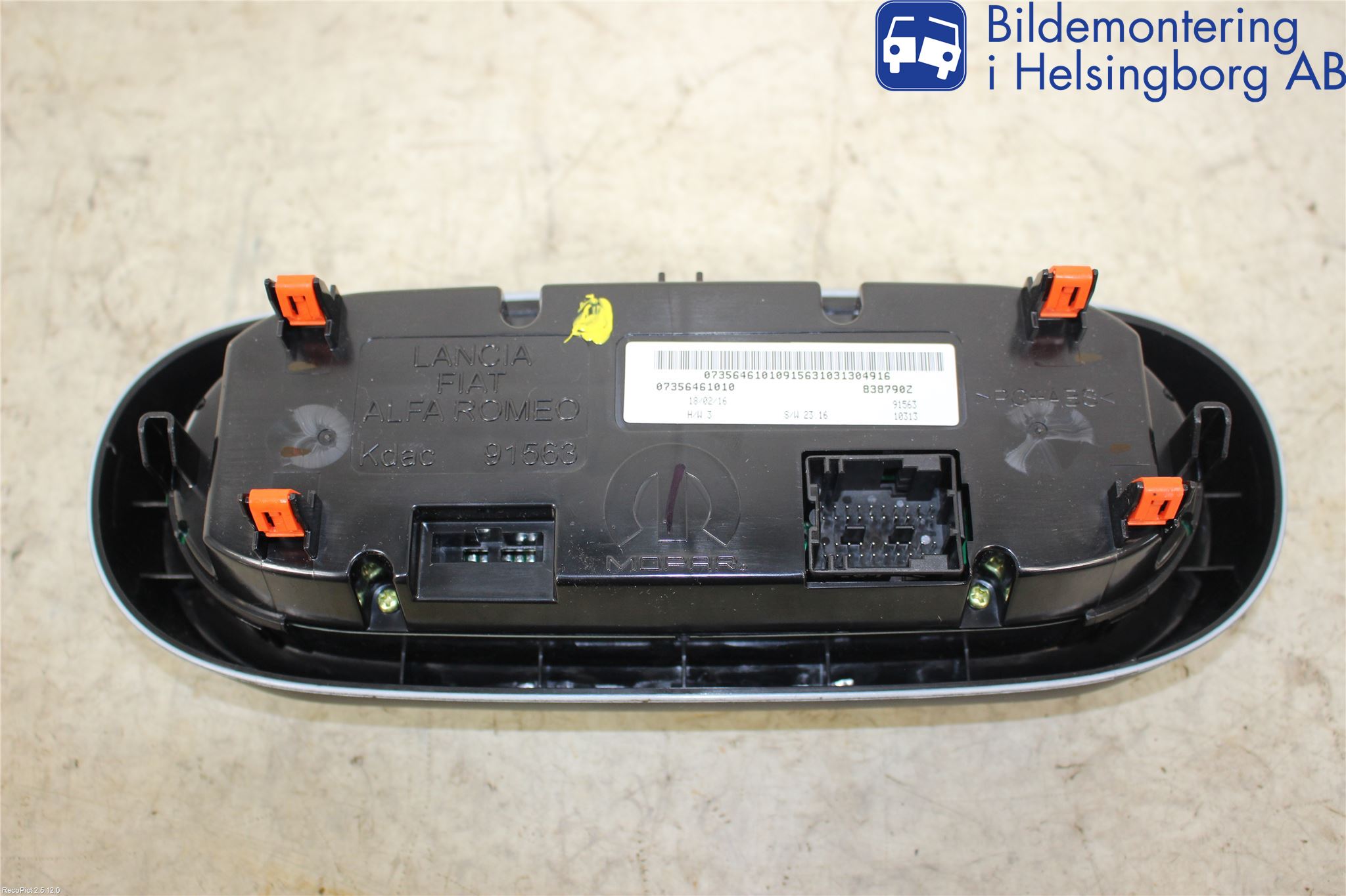 Fiat 500X 15- Varme Ac Betjening-Display