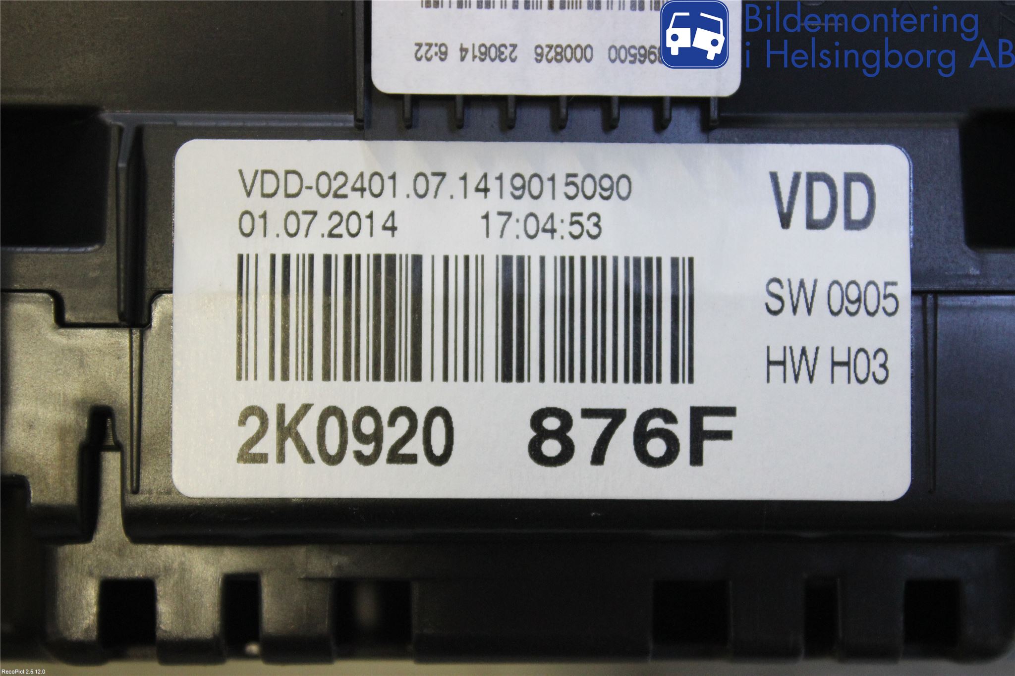 Volkswagen VW CADDY 11-15 Instr Kombinert