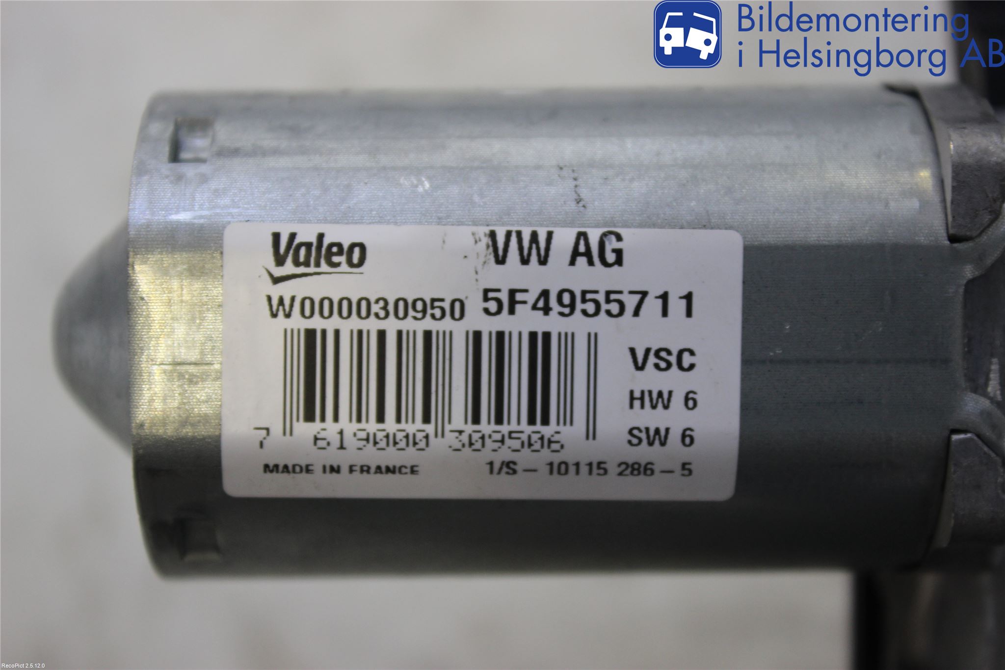 Skoda RAPID Viskermotor Bakluke