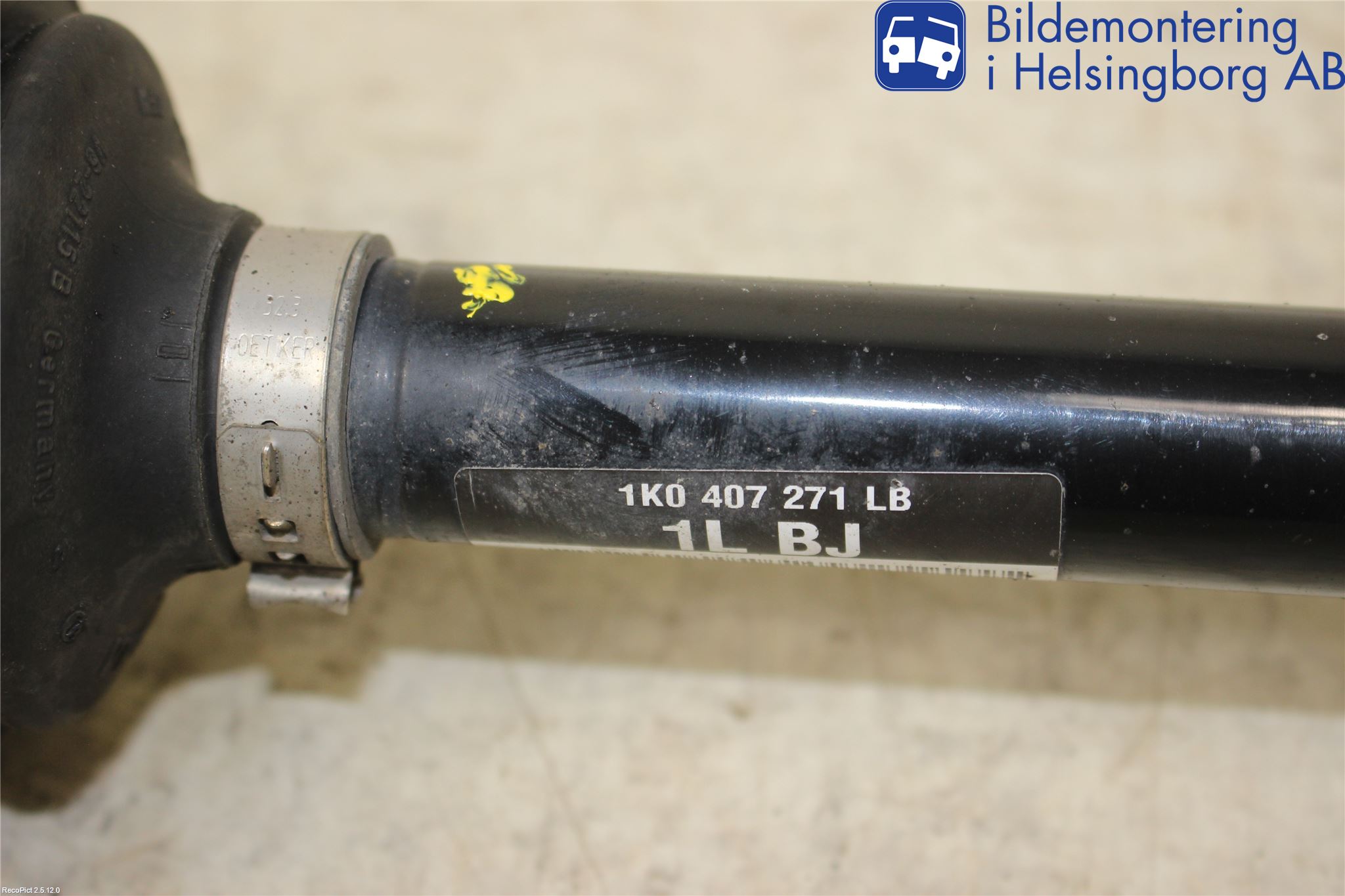 Audi A3/S3 8V 13-20 Drivaksel Foran Kompl Venstre