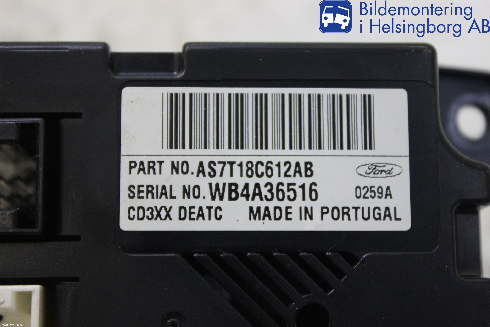 Ford MONDEO 07-15 Varme Ac Betjening-Display