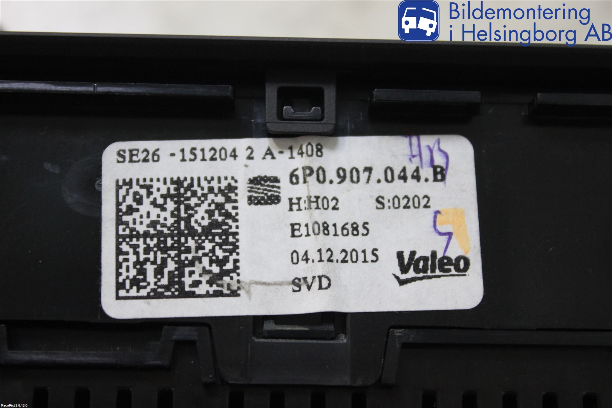 Seat IBIZA IV 08-16 Varme Ac Betjening-Display