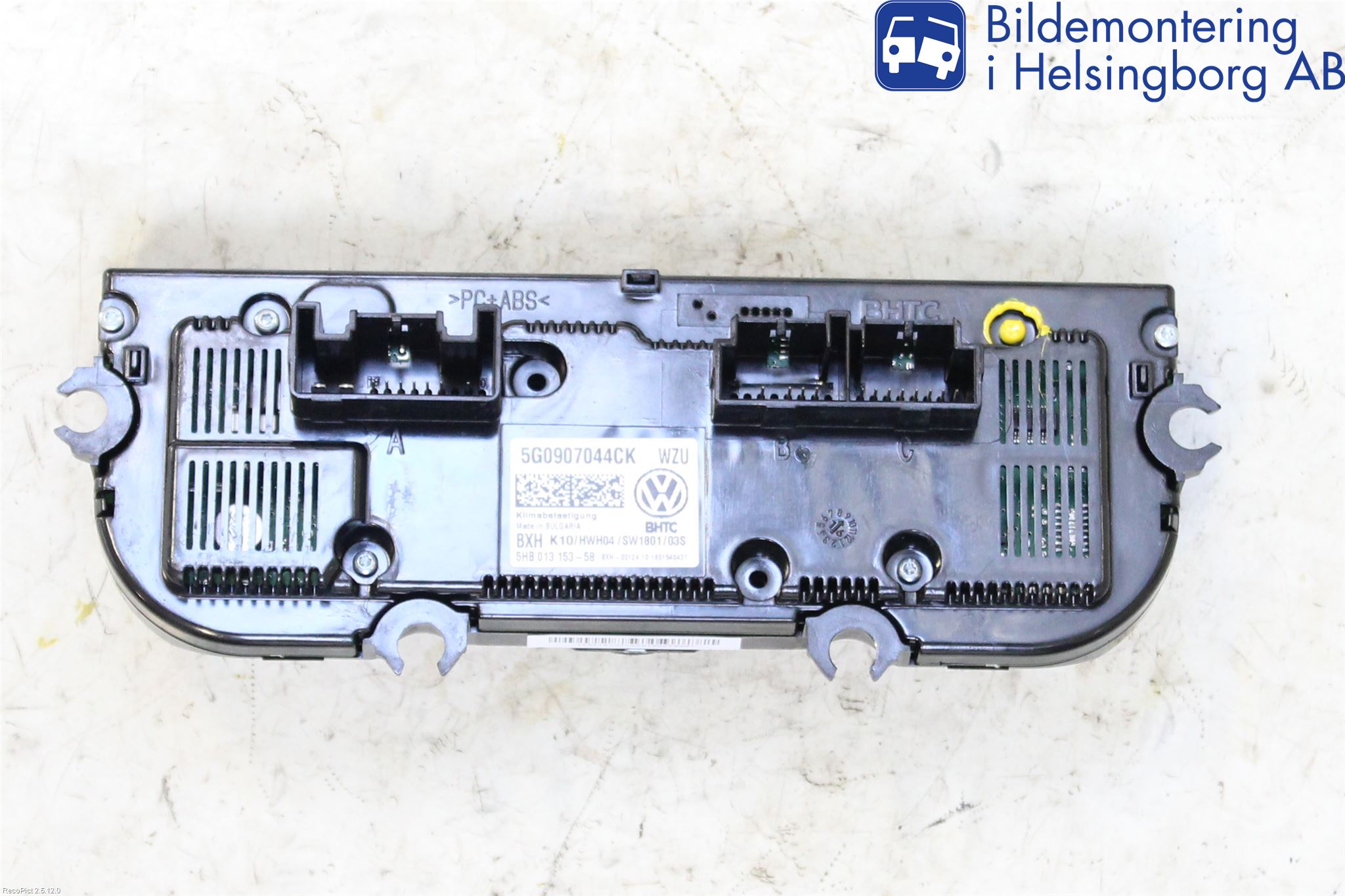 Volkswagen VW PASSAT 15-19 Varme Ac Betjening-Display