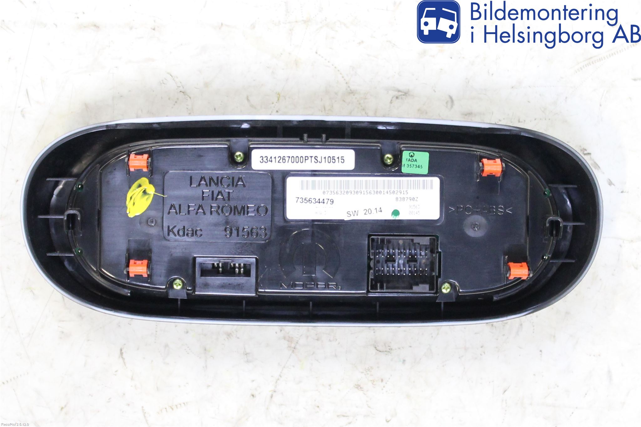 Fiat 500X 15- Varme Ac Betjening-Display