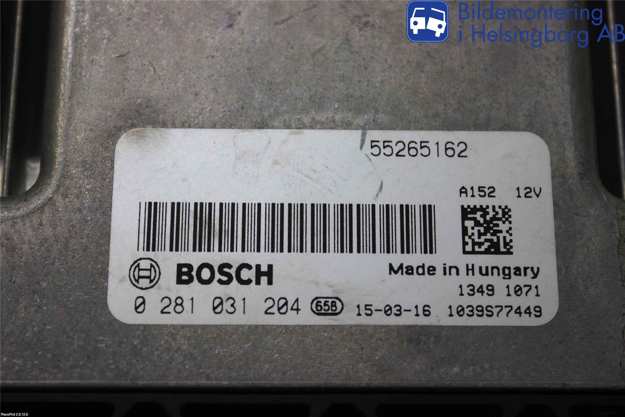Fiat 500X 15- Styreenhet Dieselpumpe