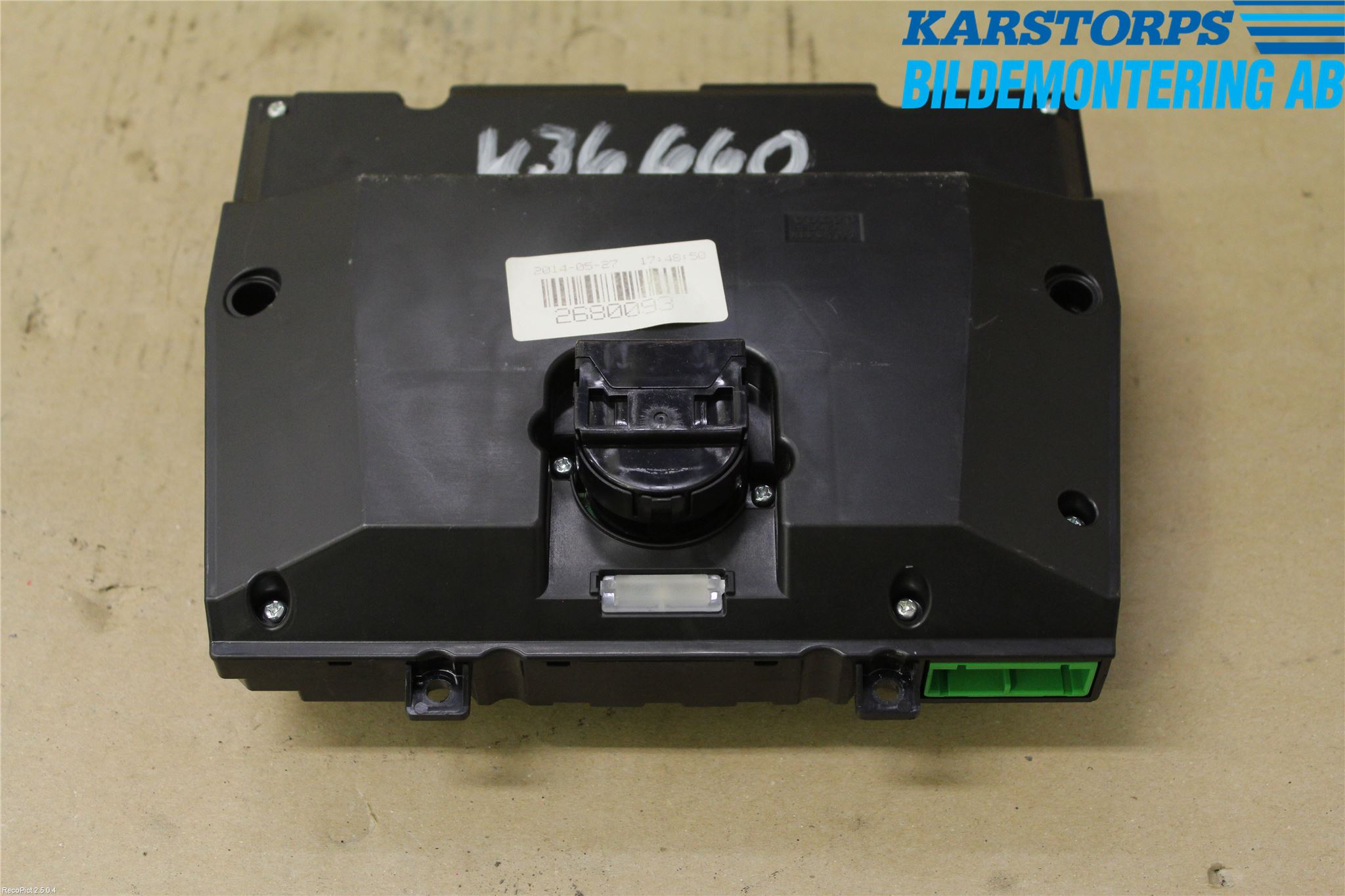 Volvo V70 14-16 Varme Ac Betjening-Display