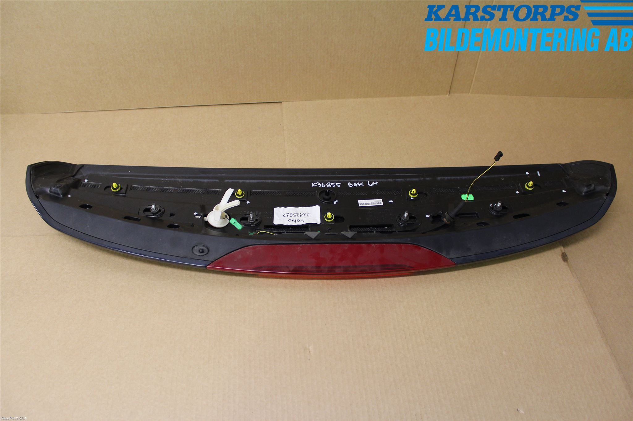 Volvo V60 14-18 Spoiler Bakluke