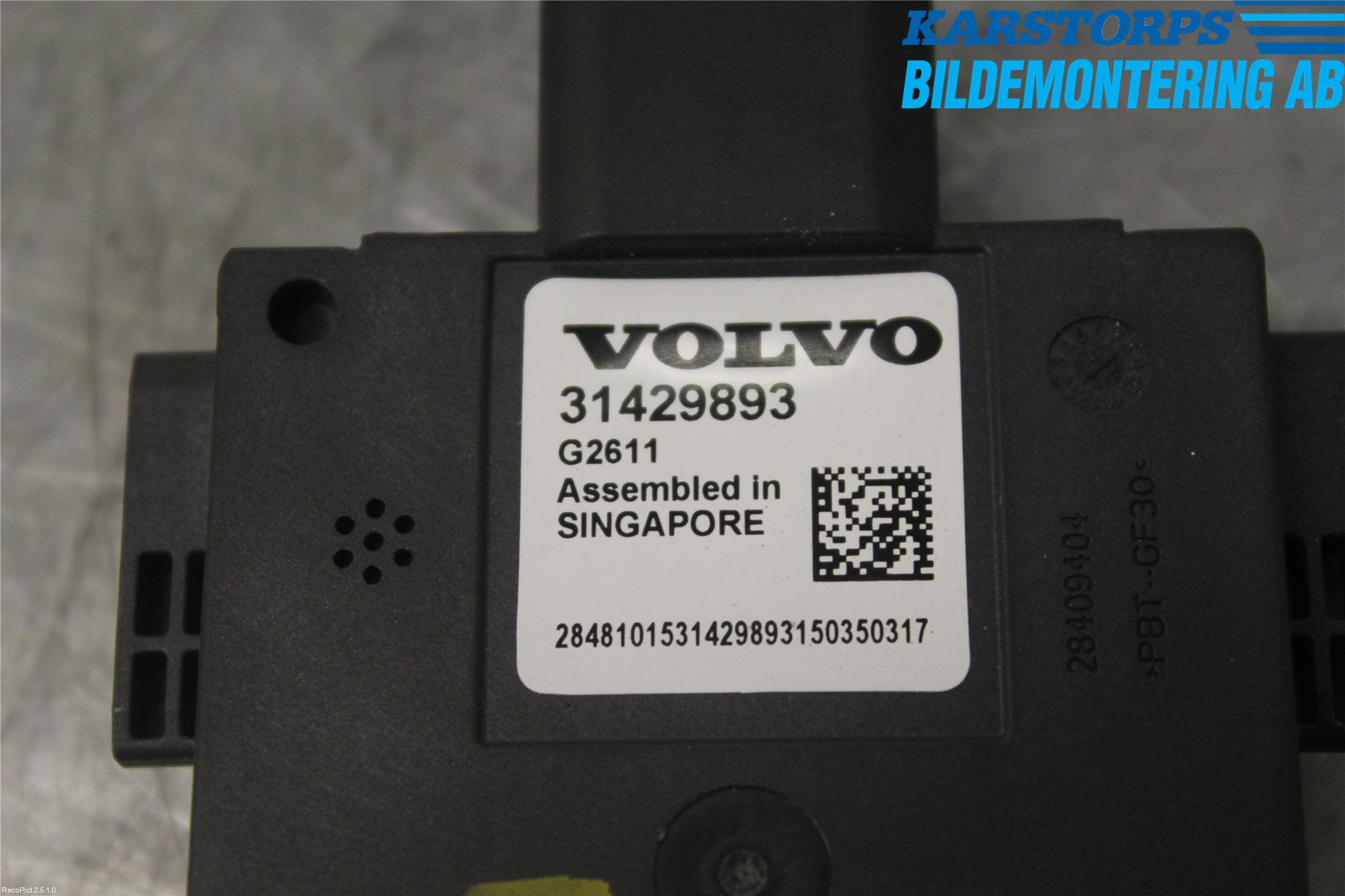 Volvo V60 14-18 Sensor Kollisjonsbeskyttelse