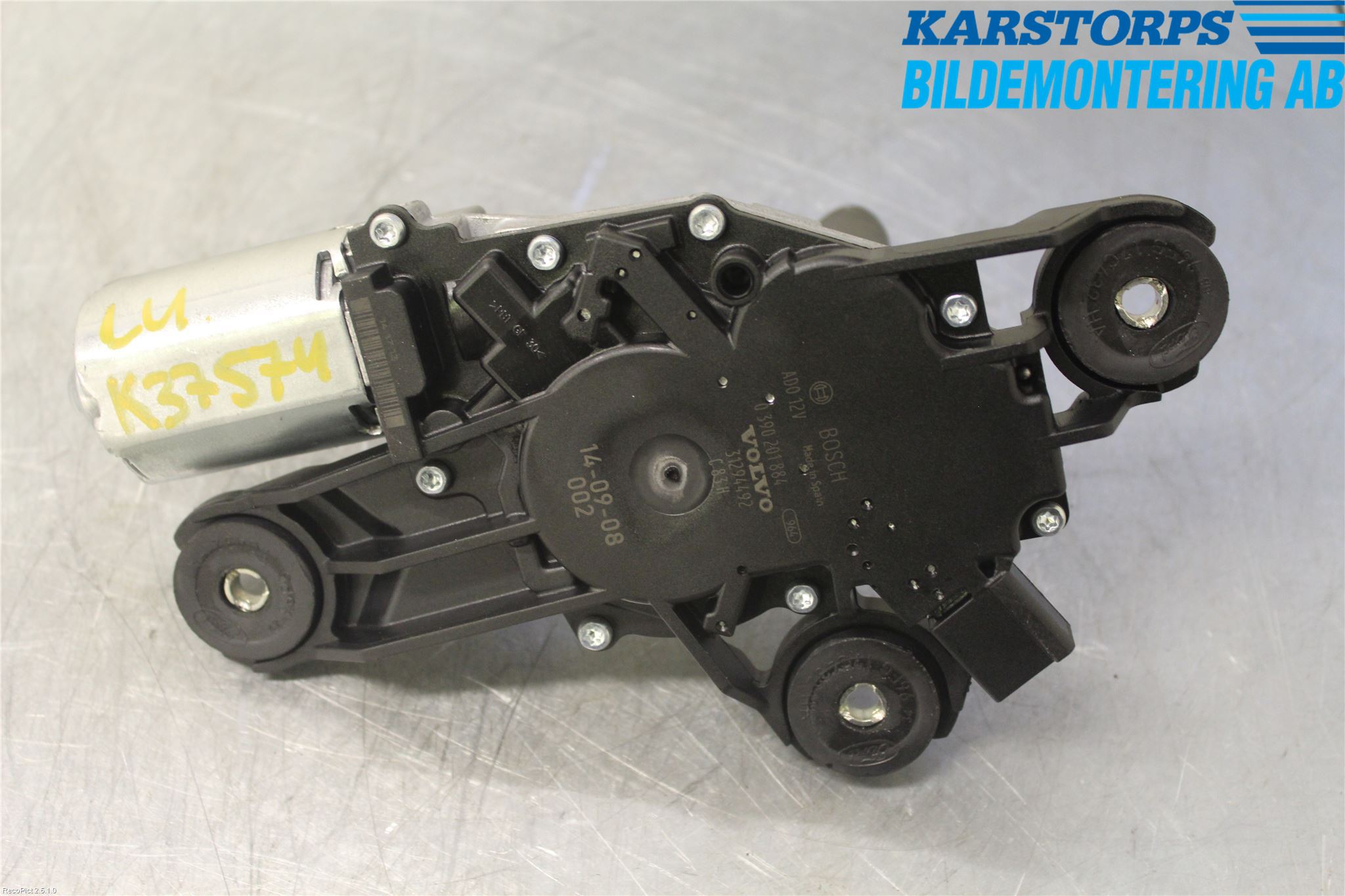 Volvo V60 14-18 Viskermotor Bakluke