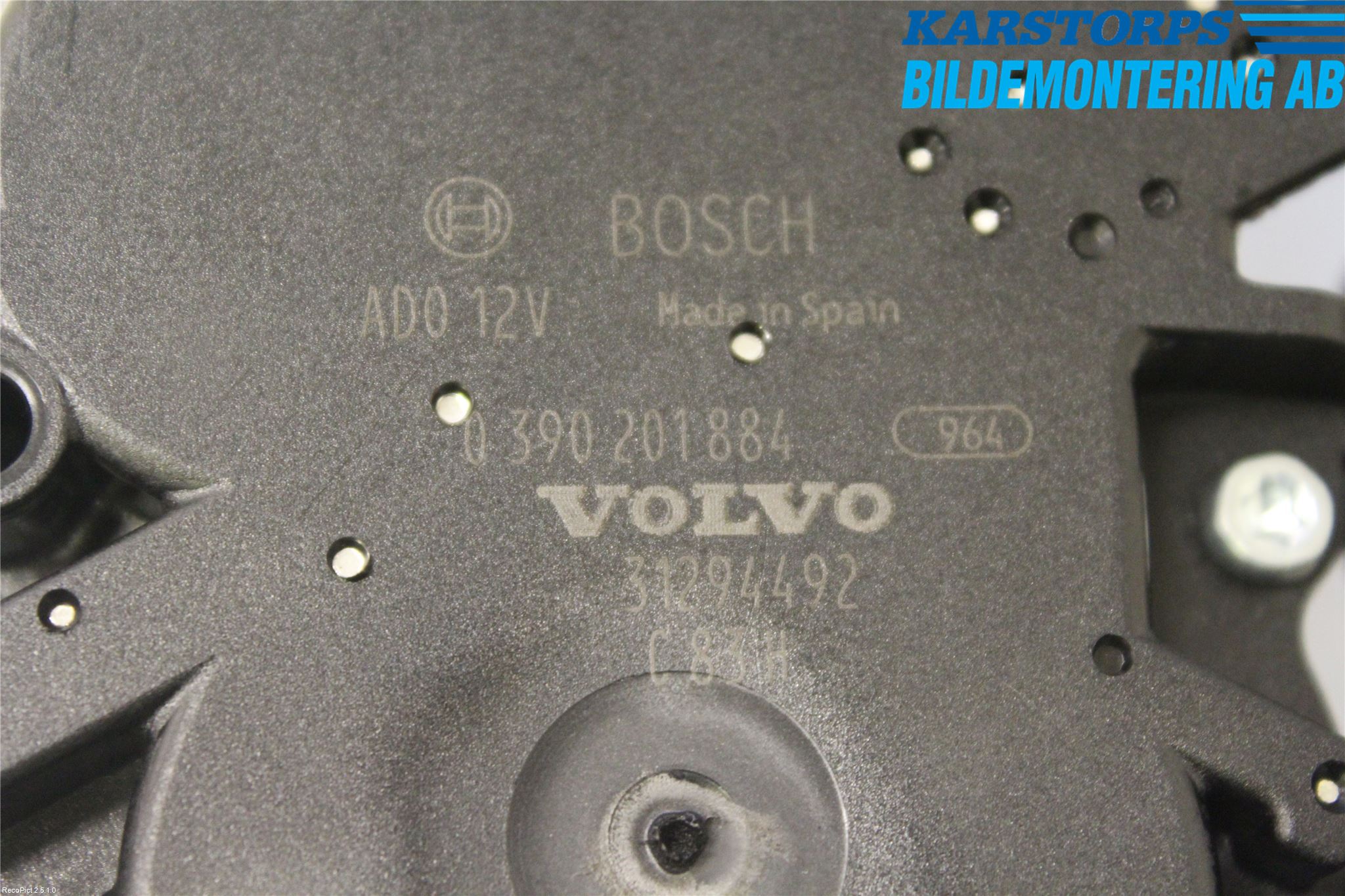 Volvo V60 14-18 Viskermotor Bakluke