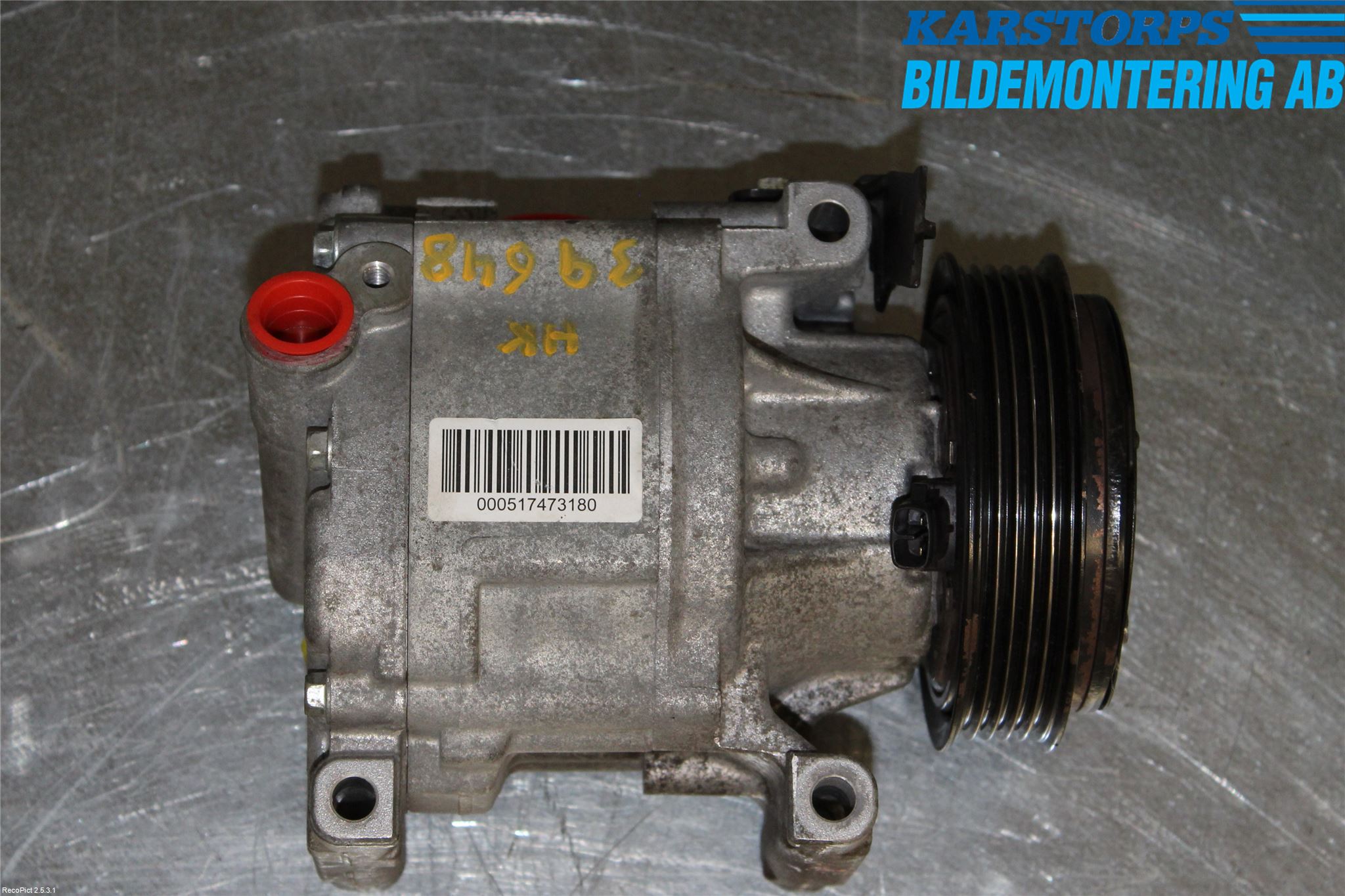 Ford KA 09-16 Varme Ac Kompressor