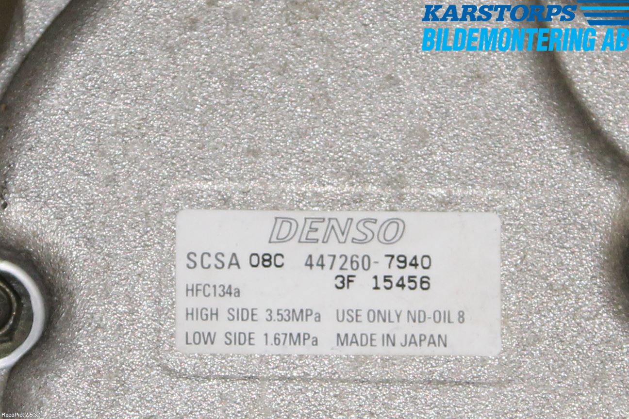 Subaru LEGACY    04-06 Varme Ac Kompressor