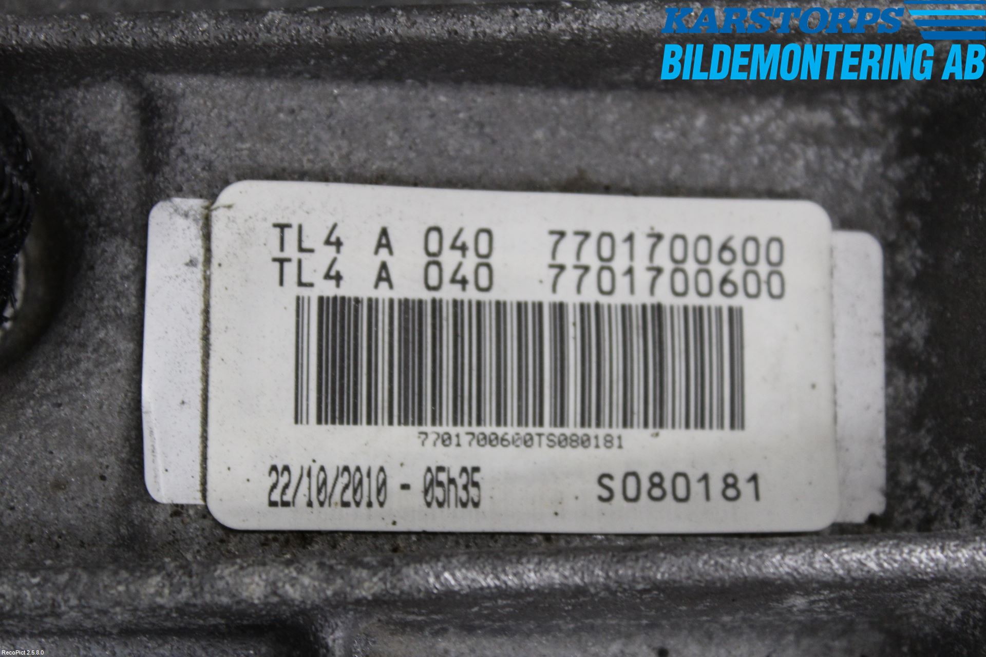 Renault MEGANE III 09-15 Gearkasse 6 Trinn