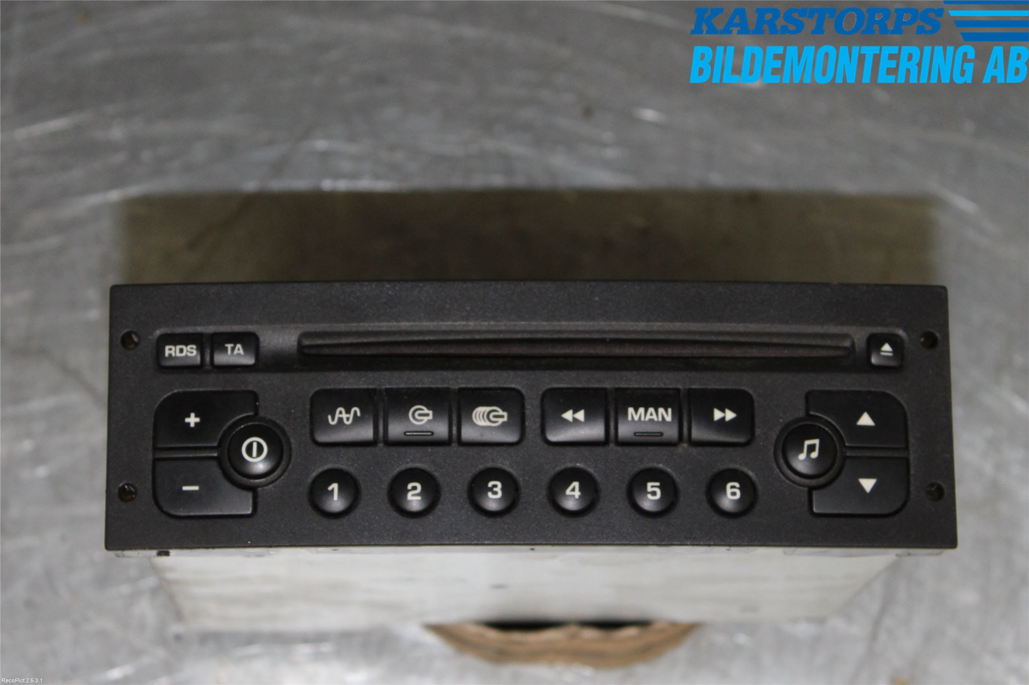 Peugeot 206 98-09 Stereo Radio Med Cd