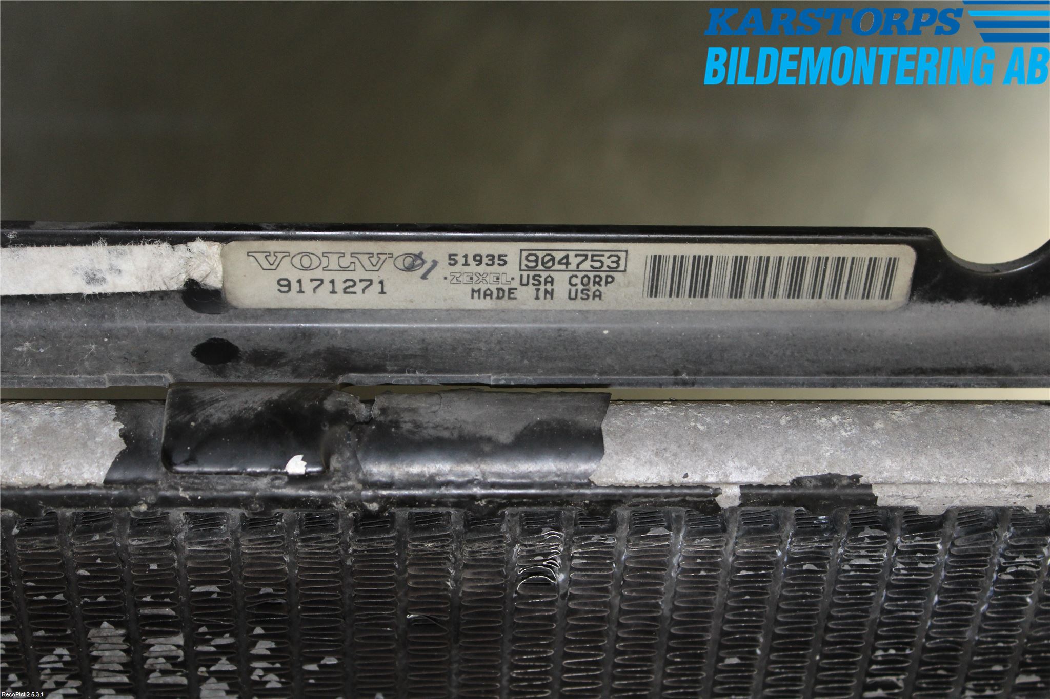 Volvo S70/V70/XC  97-00 Varme Ac Kondenser-Kjøler