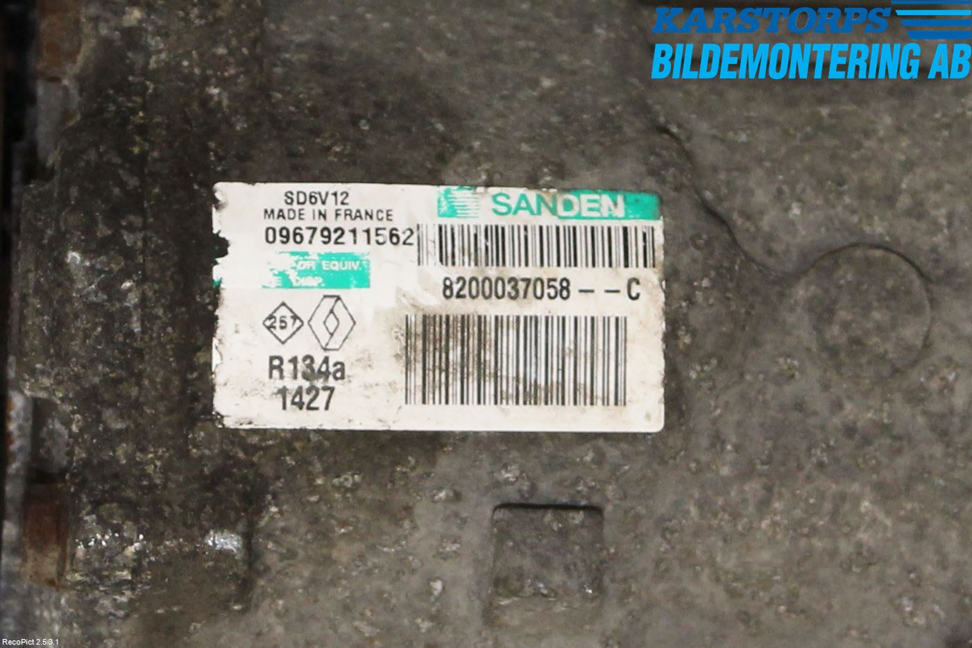 Renault CLIO II 01-08 Varme Ac Kompressor