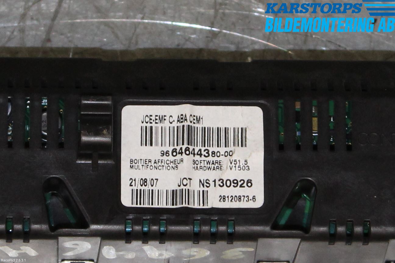 Citroen C4 I   05-10 Instr Varselys - Display