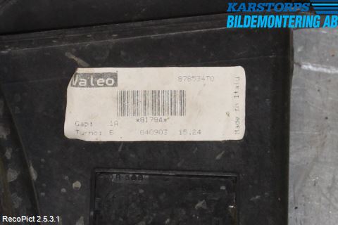 Alfa 147 Kjølevifte Elektrisk