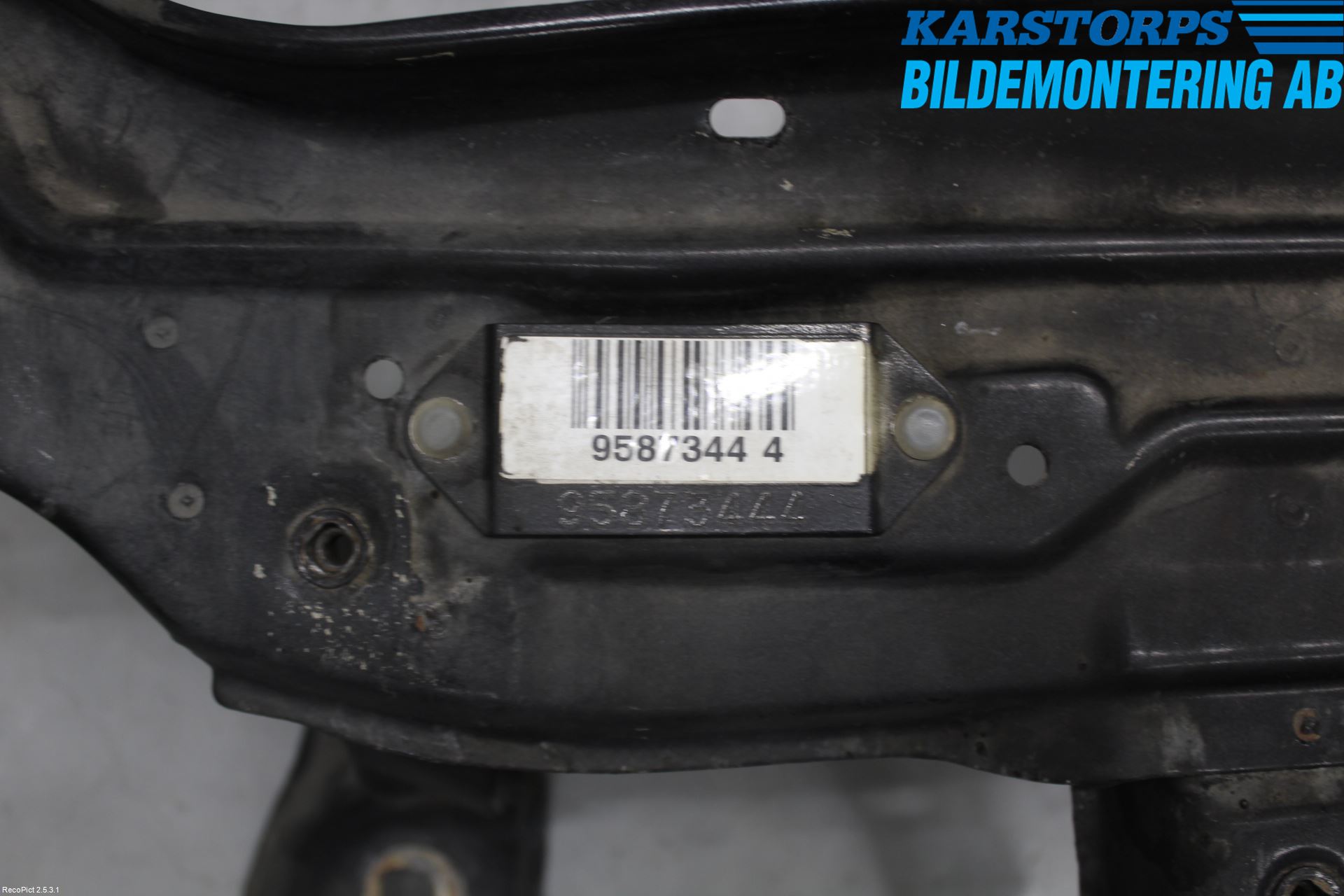 Alfa 147 Panserlåsplate-Bjelke