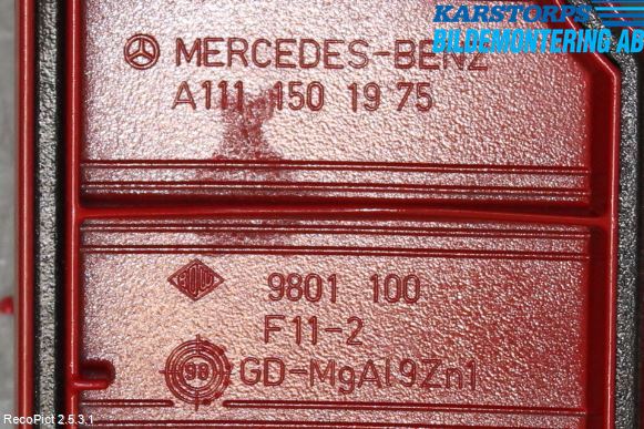 Mercedes-Benz MB CLK (W208) 98-02 Motor Deksel Over Motor