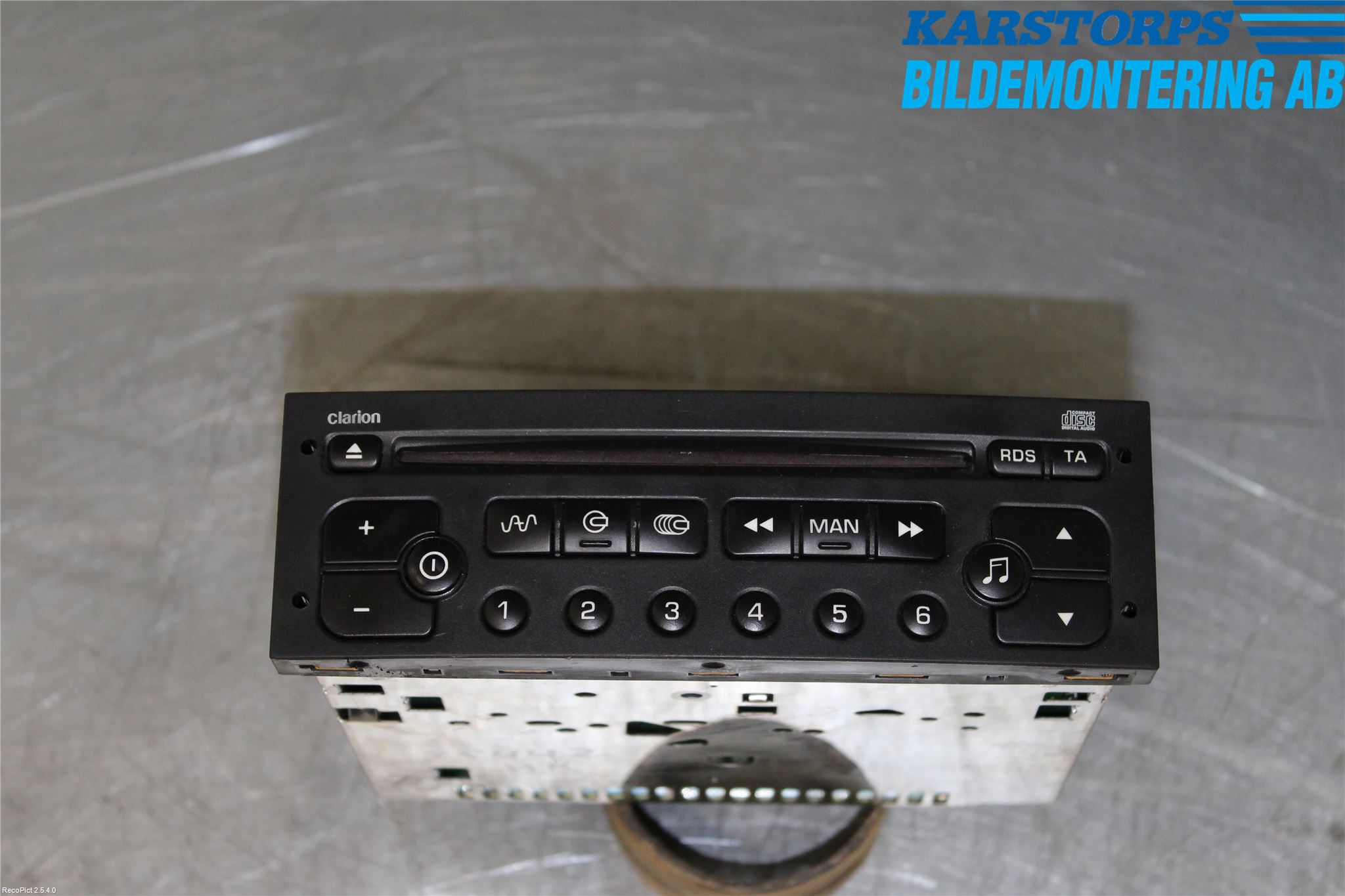 Peugeot 307     01-05 Stereo Radio Med Cd