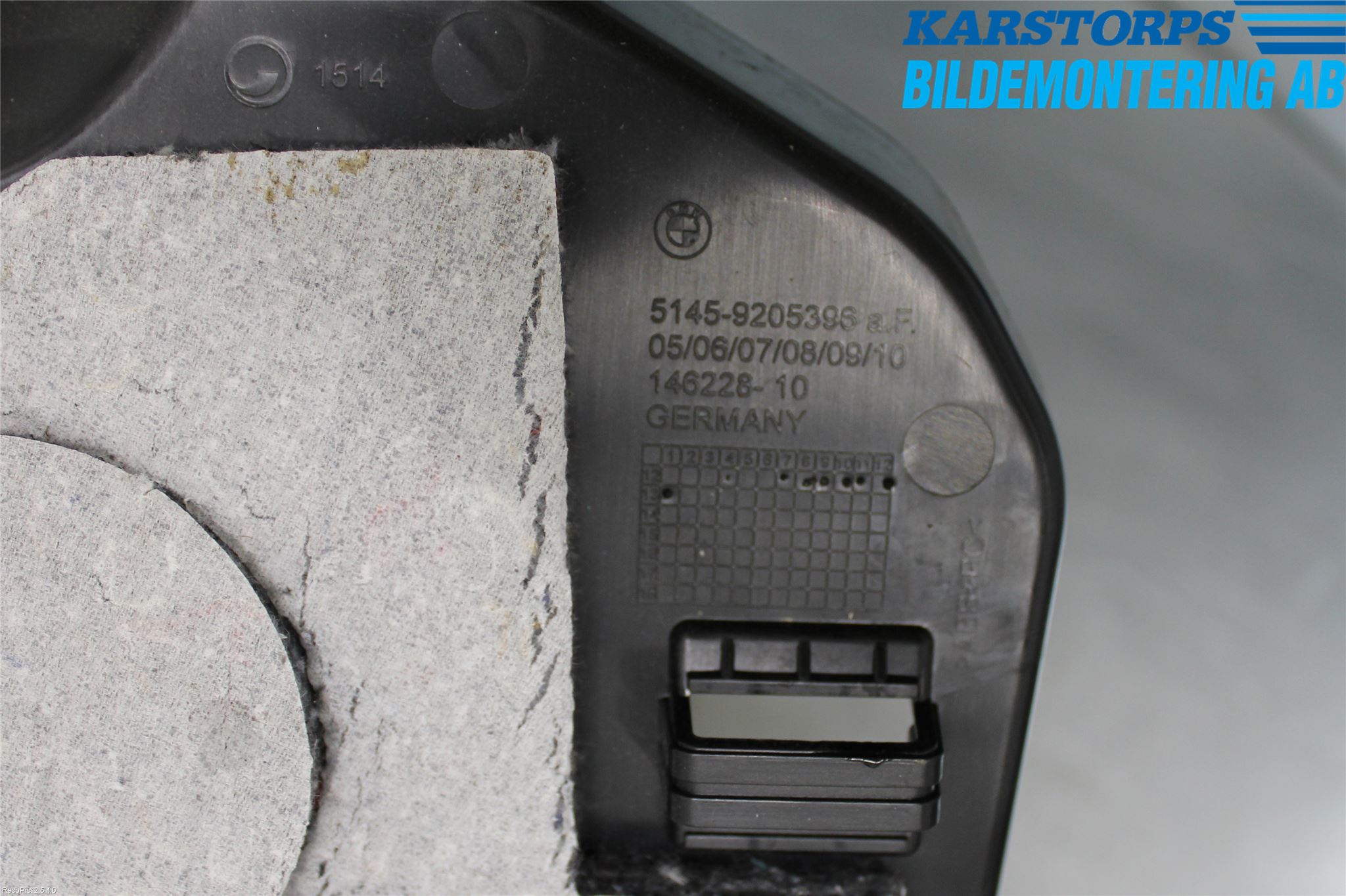 BMW 1 F20/F21 11-19 Innr Dashbord Sparkeplate