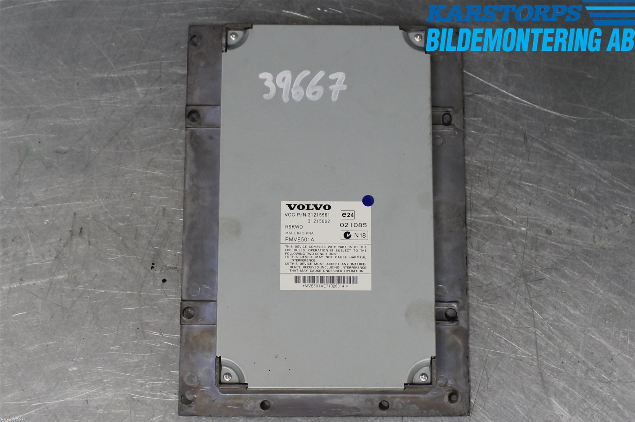 Volvo V50 08-12 Stereo Forsterker