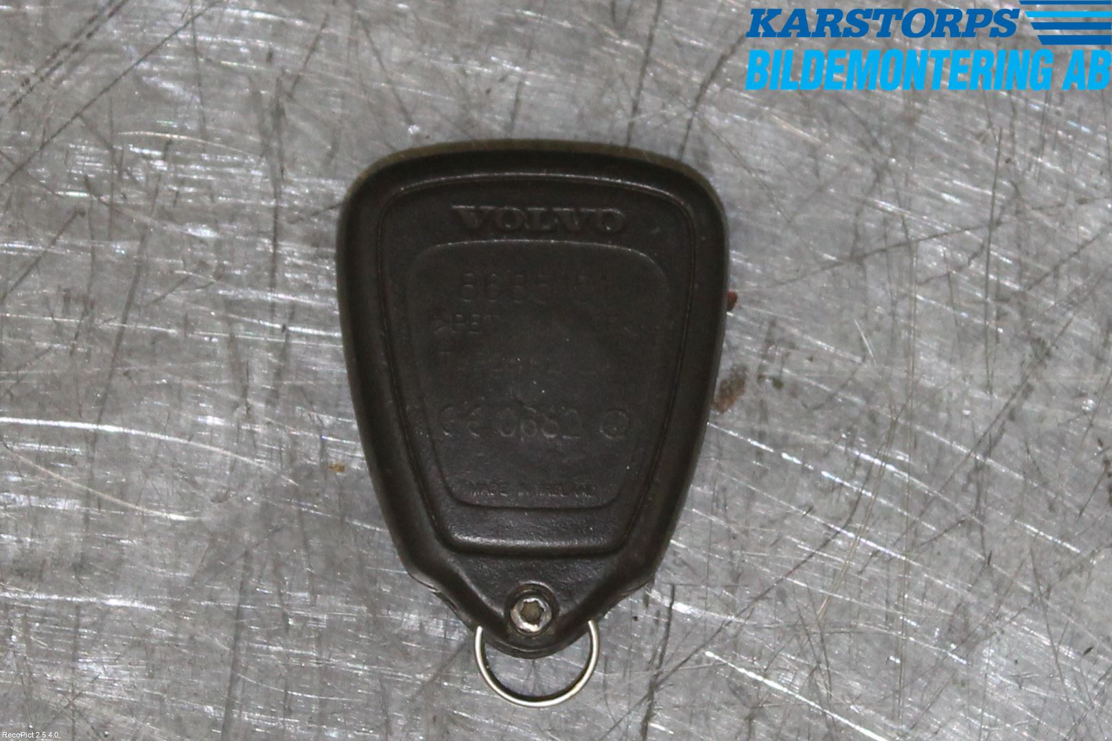 Volvo S60 01-04 Nøkkel Fjernkontroll -Alarm