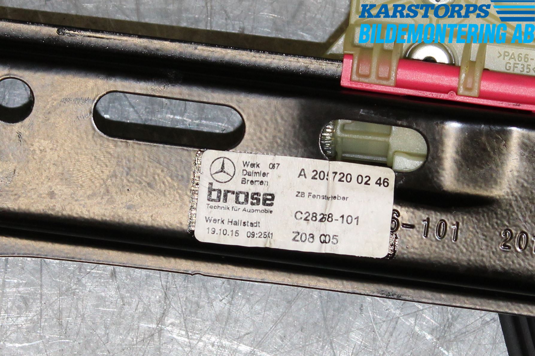 Mercedes-Benz MB C-KLASS (W205) 14-21 Vindusheis El Komp