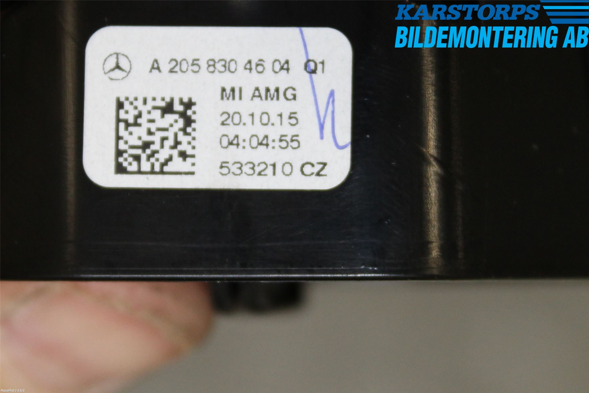 Mercedes-Benz MB C-KLASS (W205) 14-21 Dashbord Kanal - Dyse