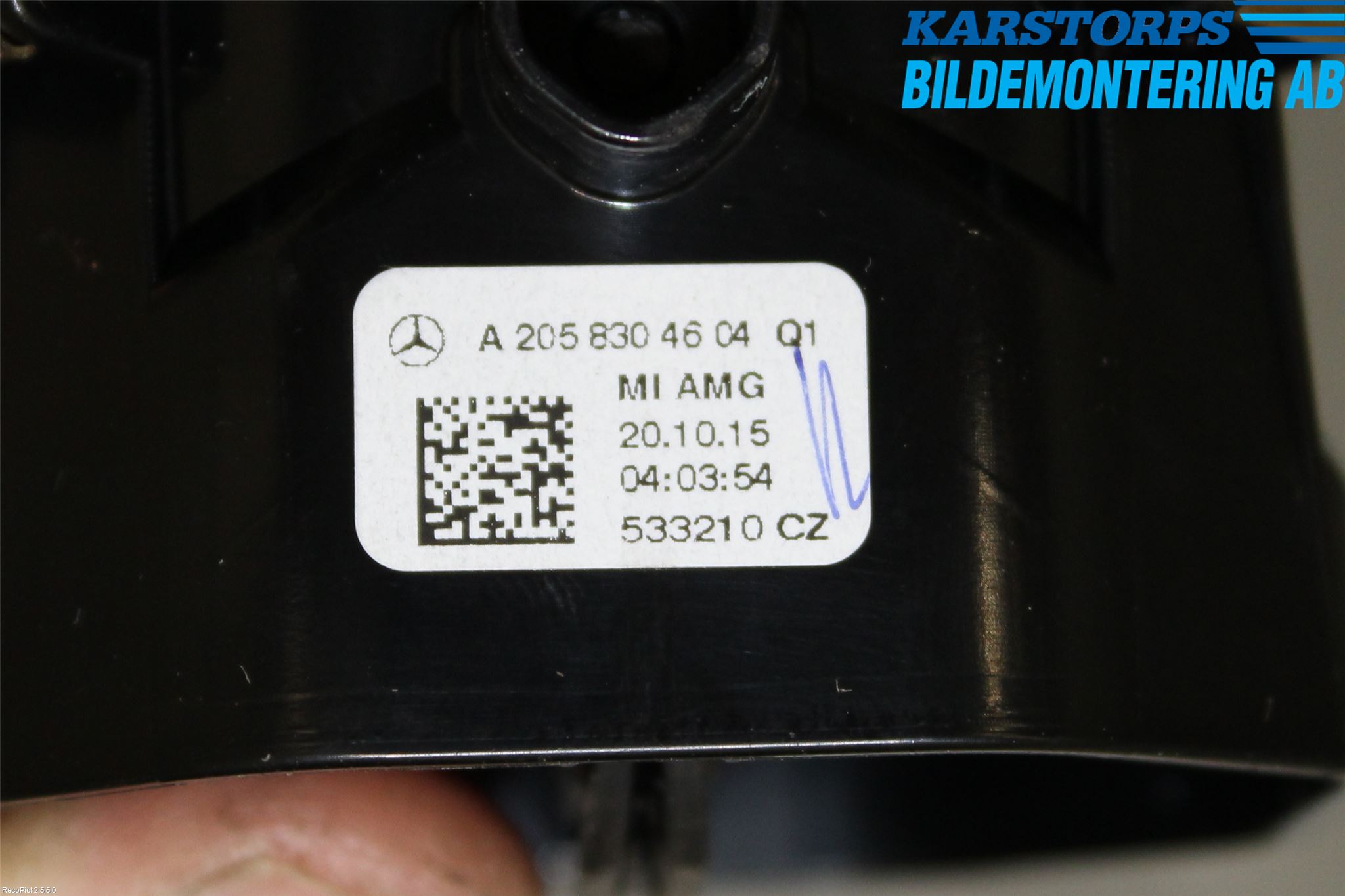 Mercedes-Benz MB C-KLASS (W205) 14-21 Dashbord Kanal - Dyse