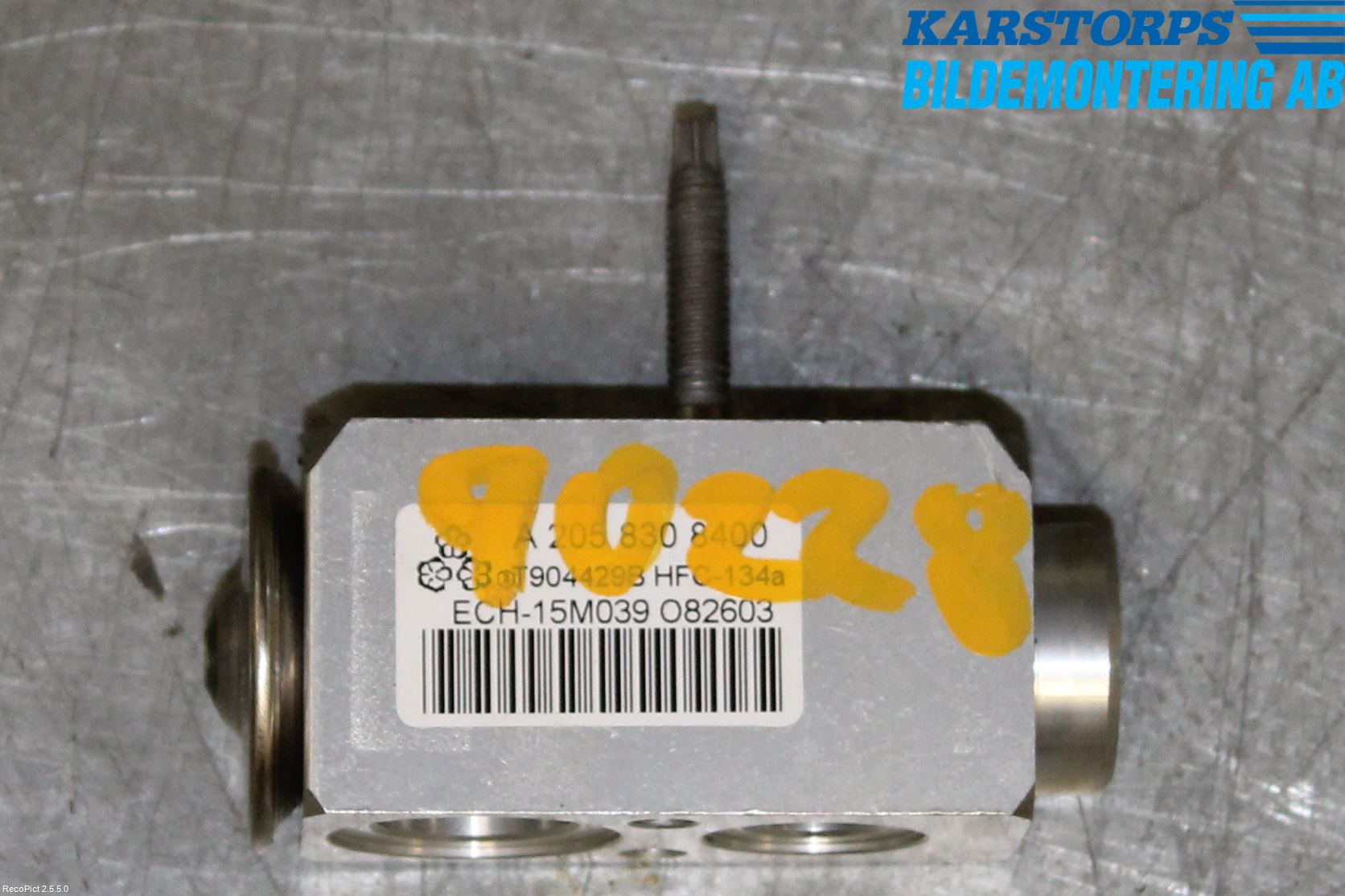 Mercedes-Benz MB C-KLASS (W205) 14-21 Varme Ac Ekspansjonsventil