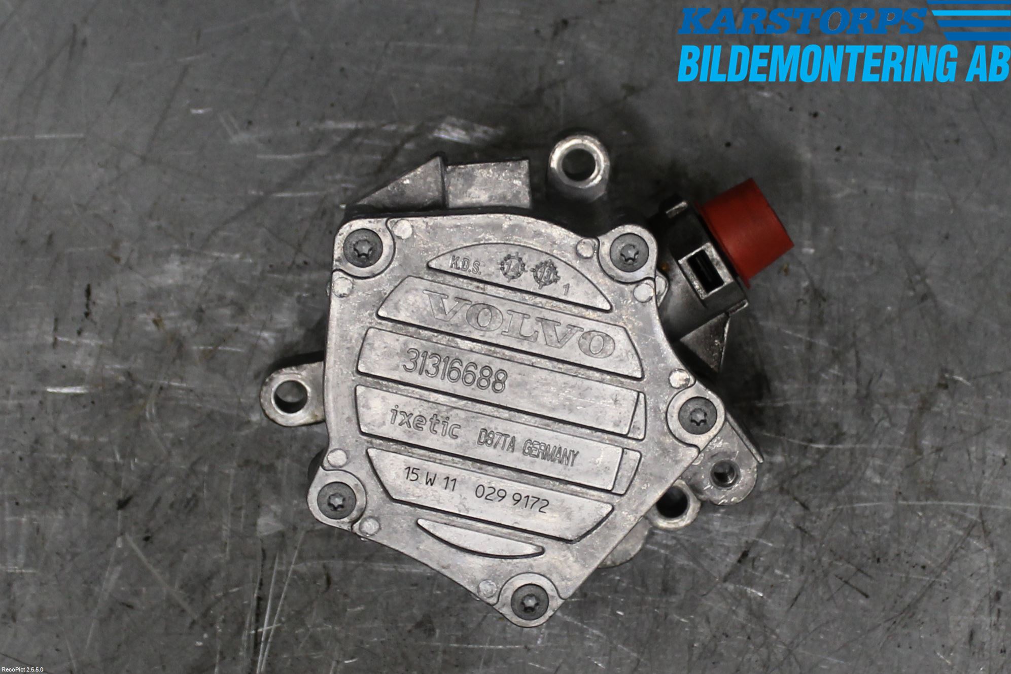 Volvo V60 14-18 Vacuumpumpe