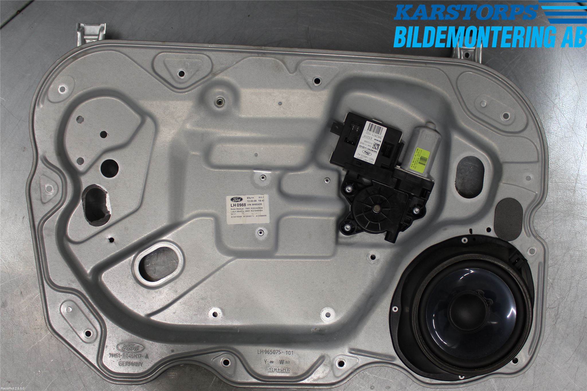 Ford KUGA 08-12 Vindusheis El Komp