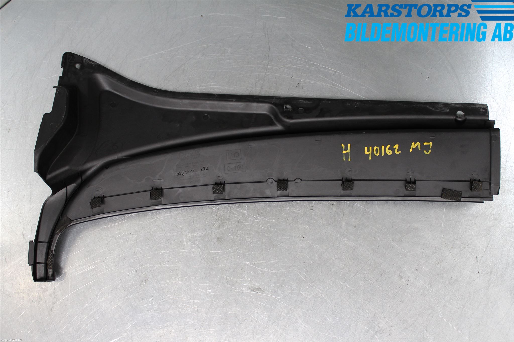 SsangYong SSANG YONG ACTYON/SPORT 06-17 Visker Deksel-Grill-Under Frr