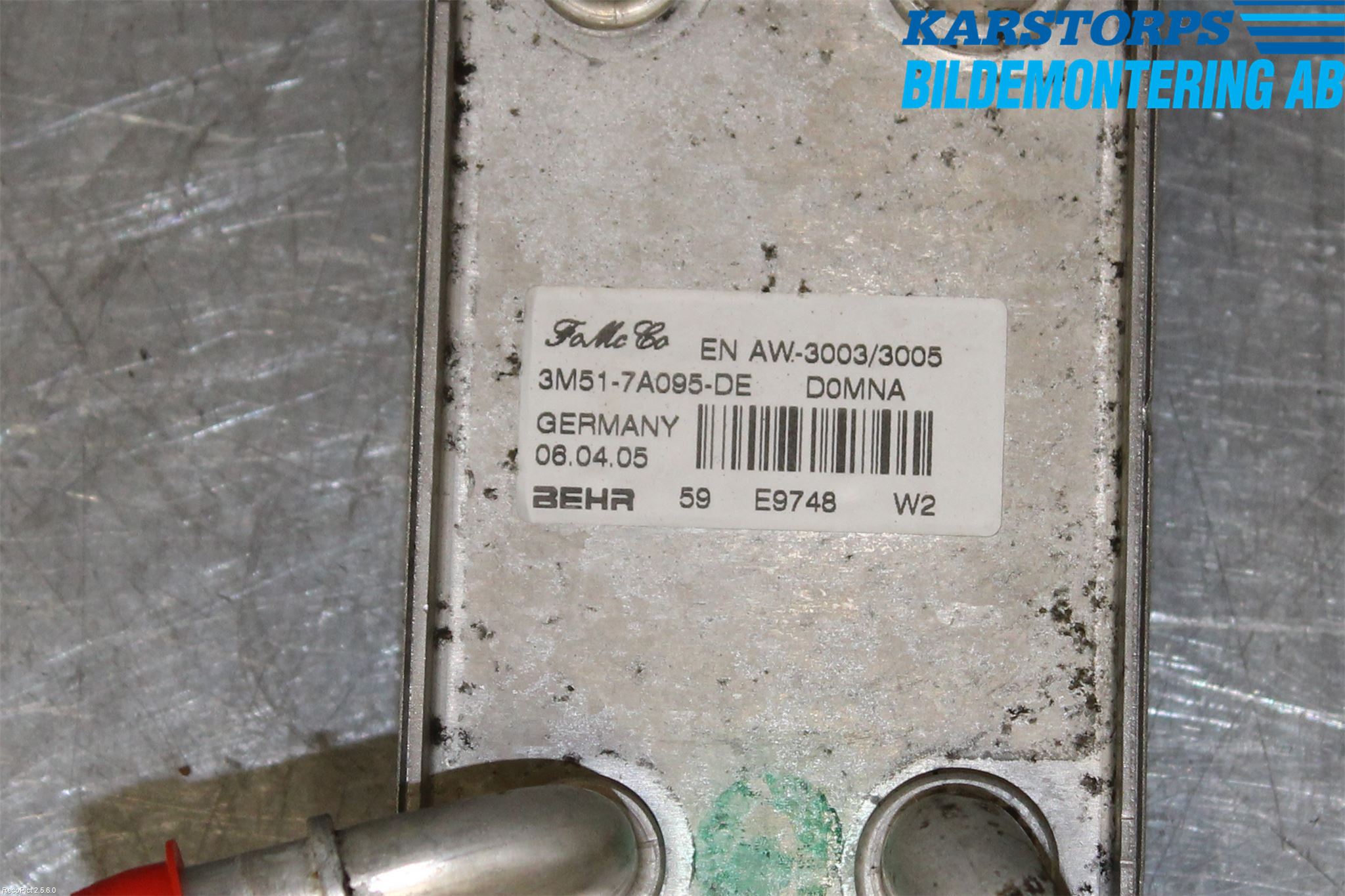 Volvo S40 04-07 Radiator Oljekjøler Automatgea