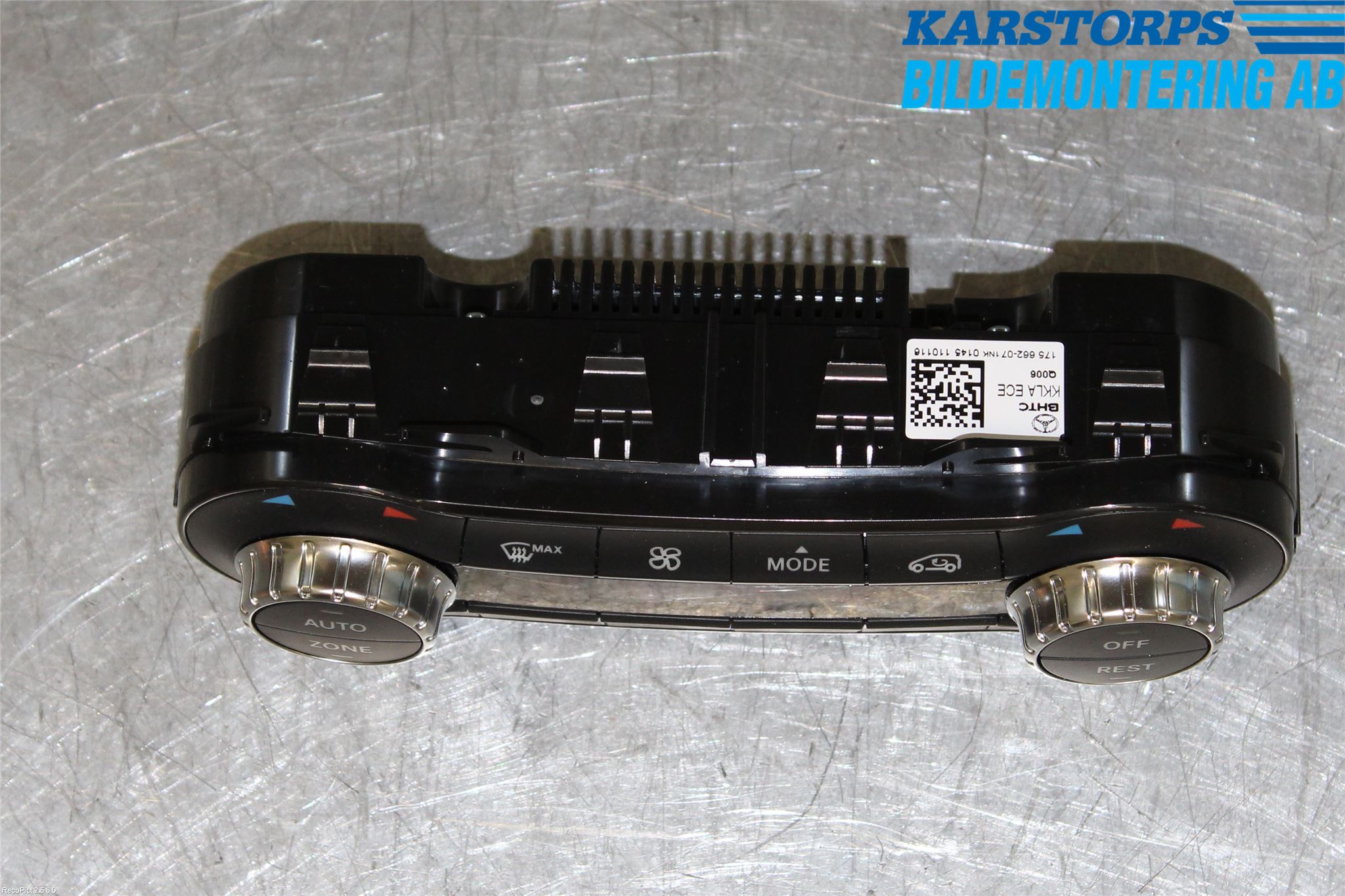 Mercedes-Benz MB B-KLASS (W246/W242) 12-19 Varmeapparat Panel(Regulering)