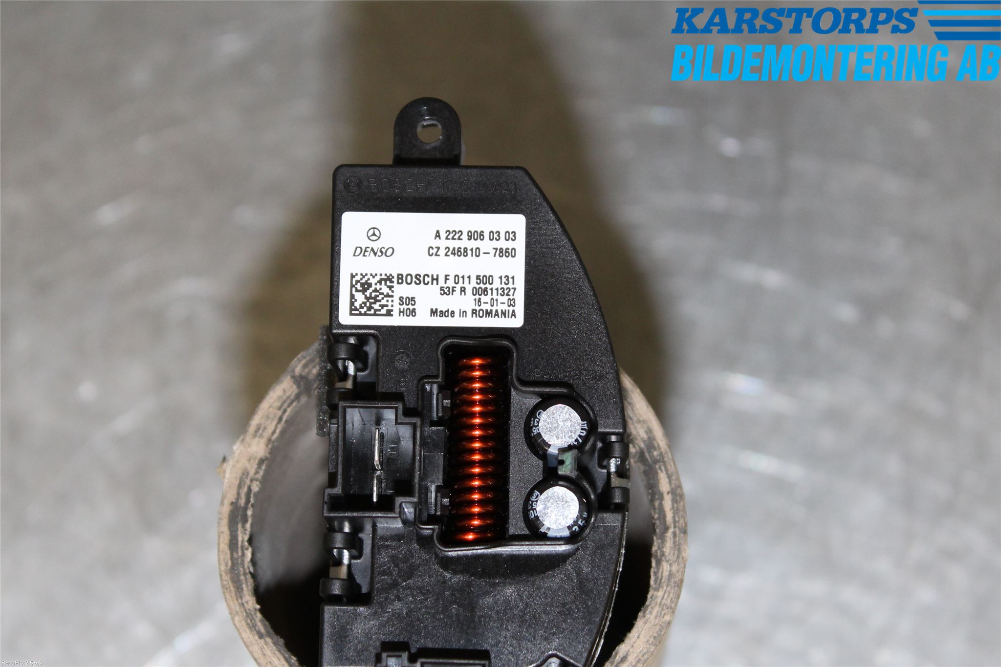 Mercedes-Benz MB B-KLASS (W246/W242) 12-19 Varmeapparat Viftemotstand