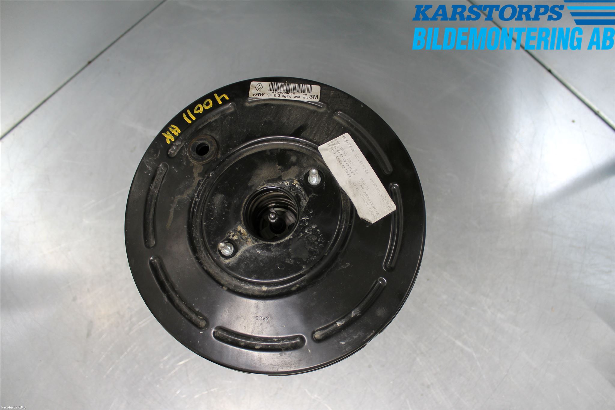 Renault MEGANE III 09-15 Bremseservo