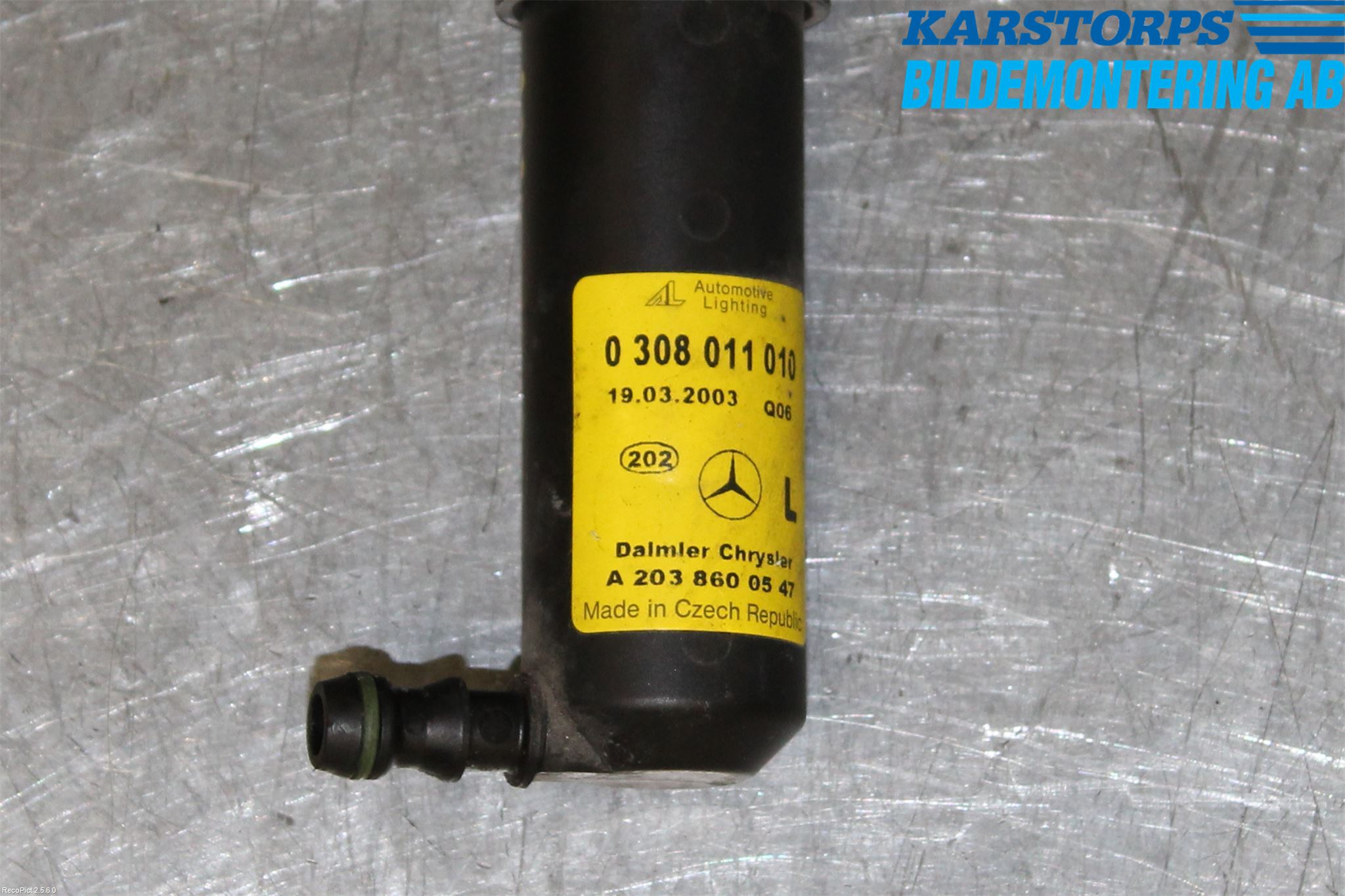 Mercedes-Benz MB C (203) 00-07 Spylerdyse Frontlykter