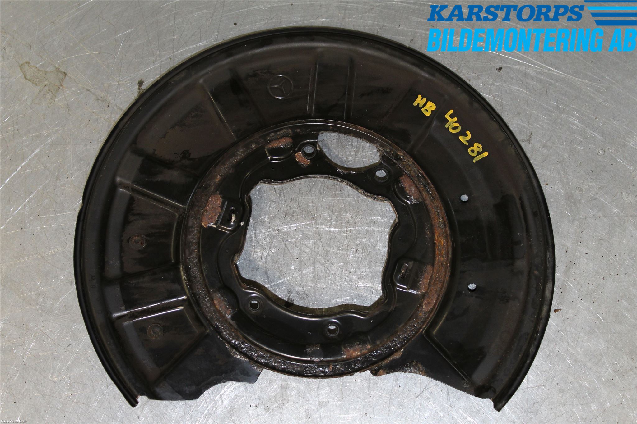 Mercedes-Benz MB E-KLASS (W212) 09-16 Bremseskjold Bak