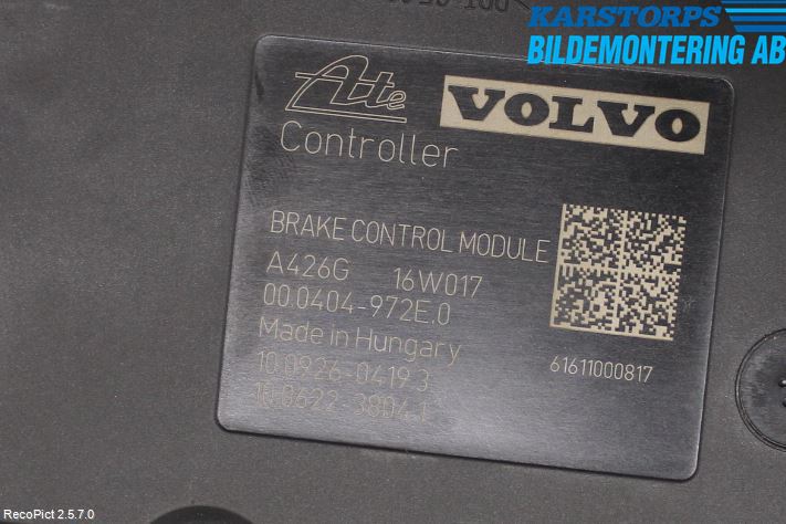 Volvo XC70 14-16 Abs Hydraulikkaggregat
