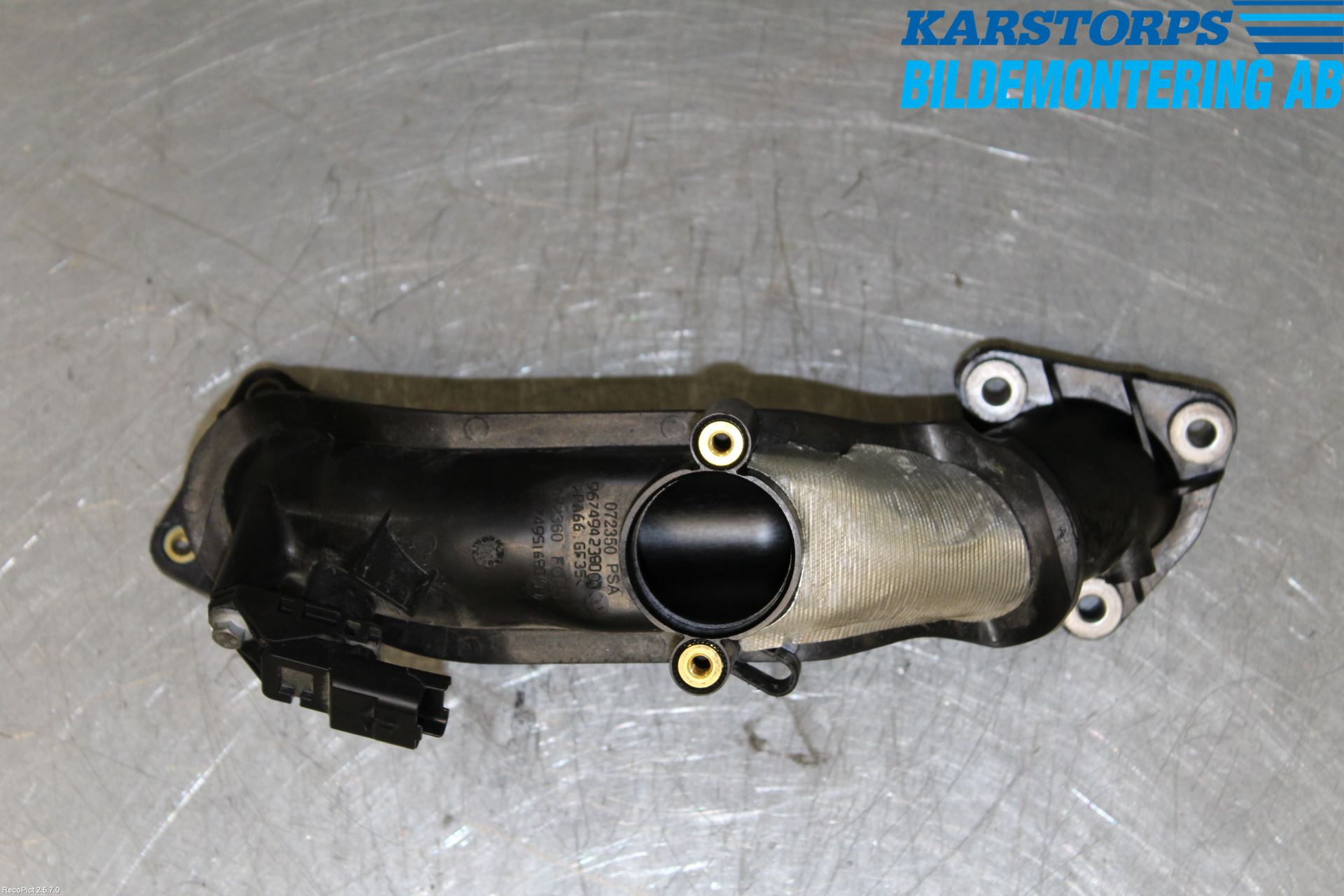 Volvo V40 12-19 Intercooler Rør-Slange