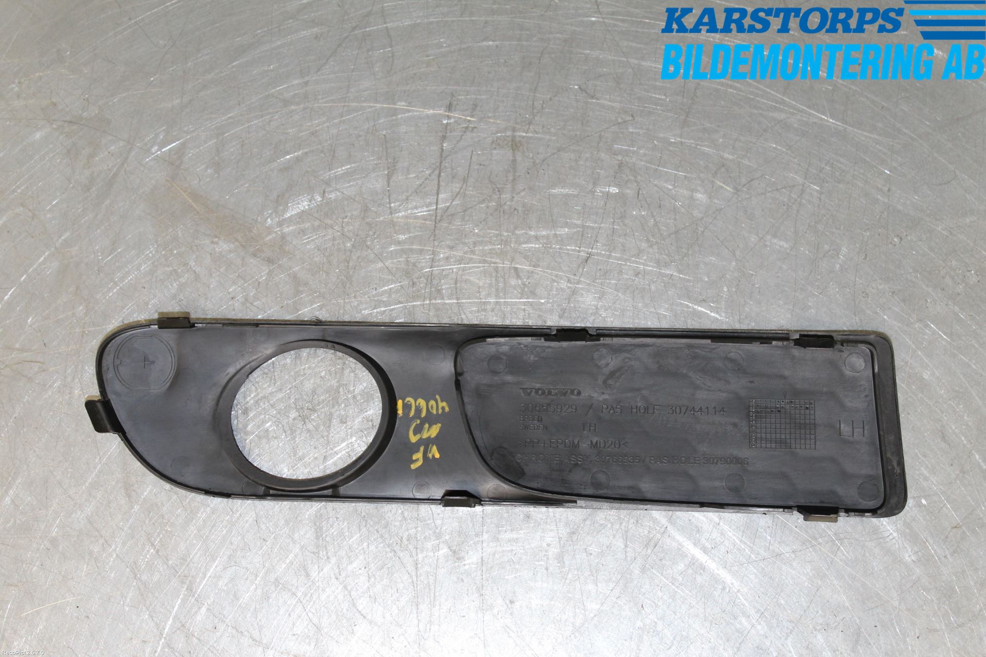 Volvo S80 07-13 Frontlykt Kurve-Tåkelys Ramme
