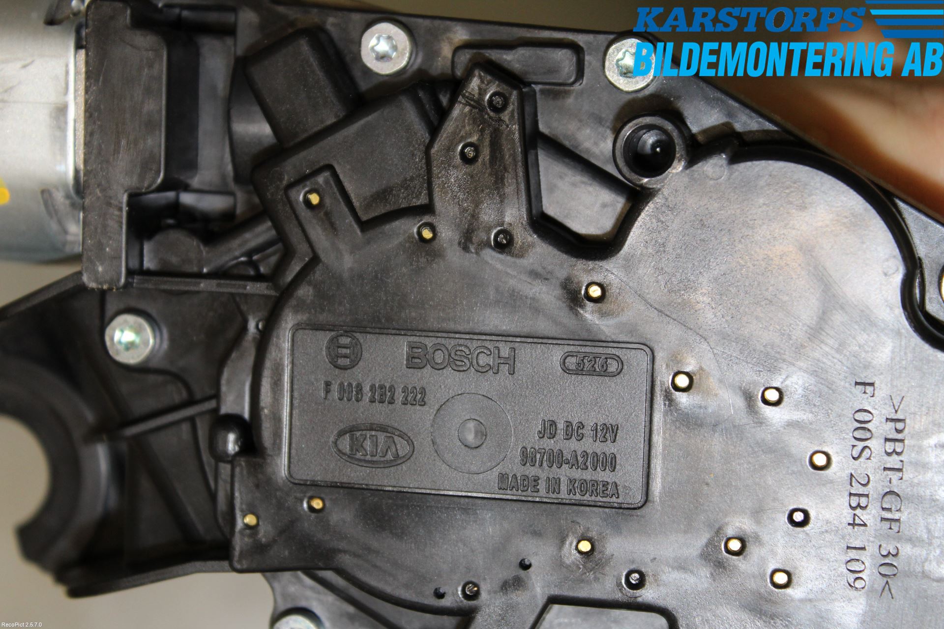 Kia CEED 12-18 Viskermotor Bakluke