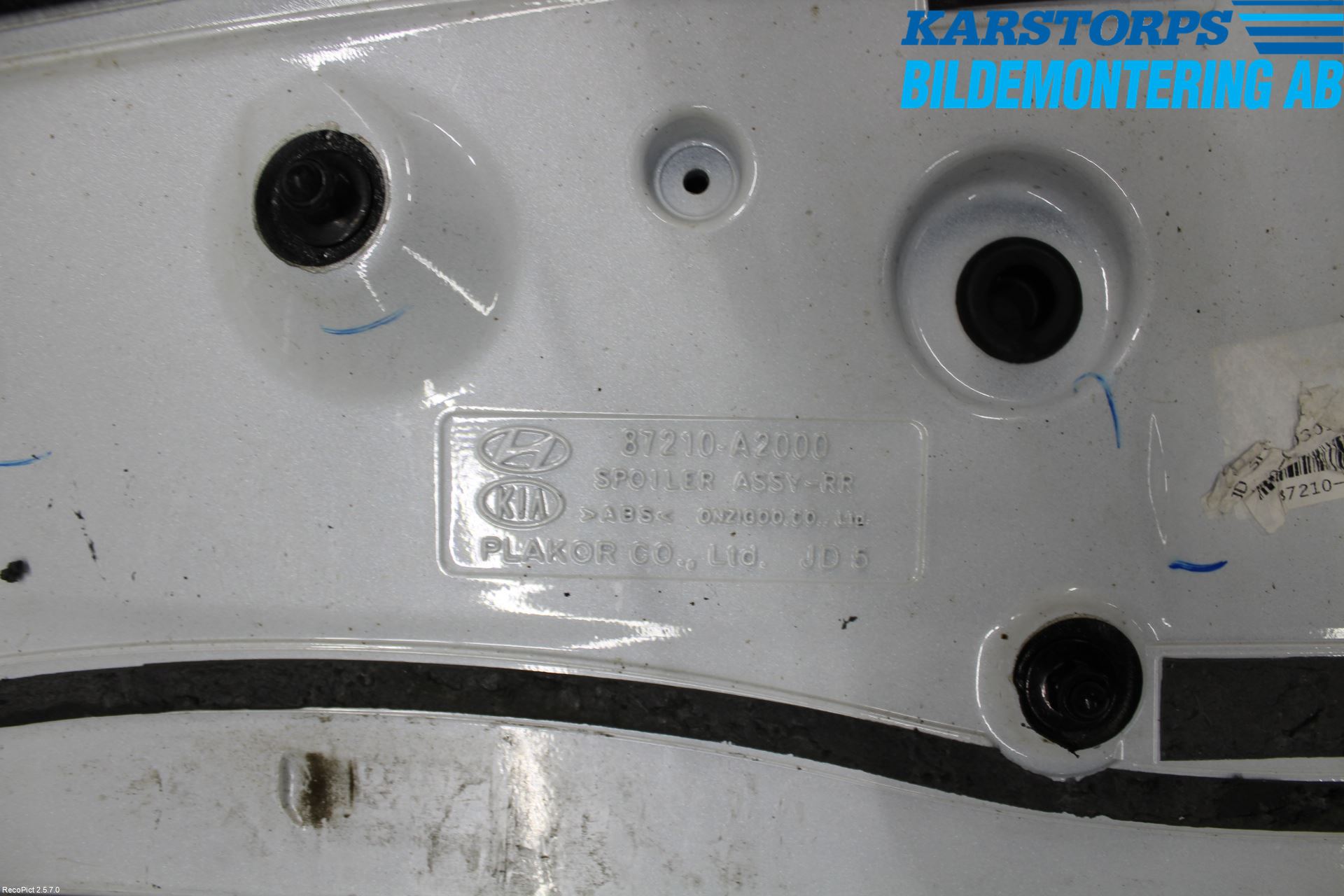 Kia CEED 12-18 Spoiler Bakluke
