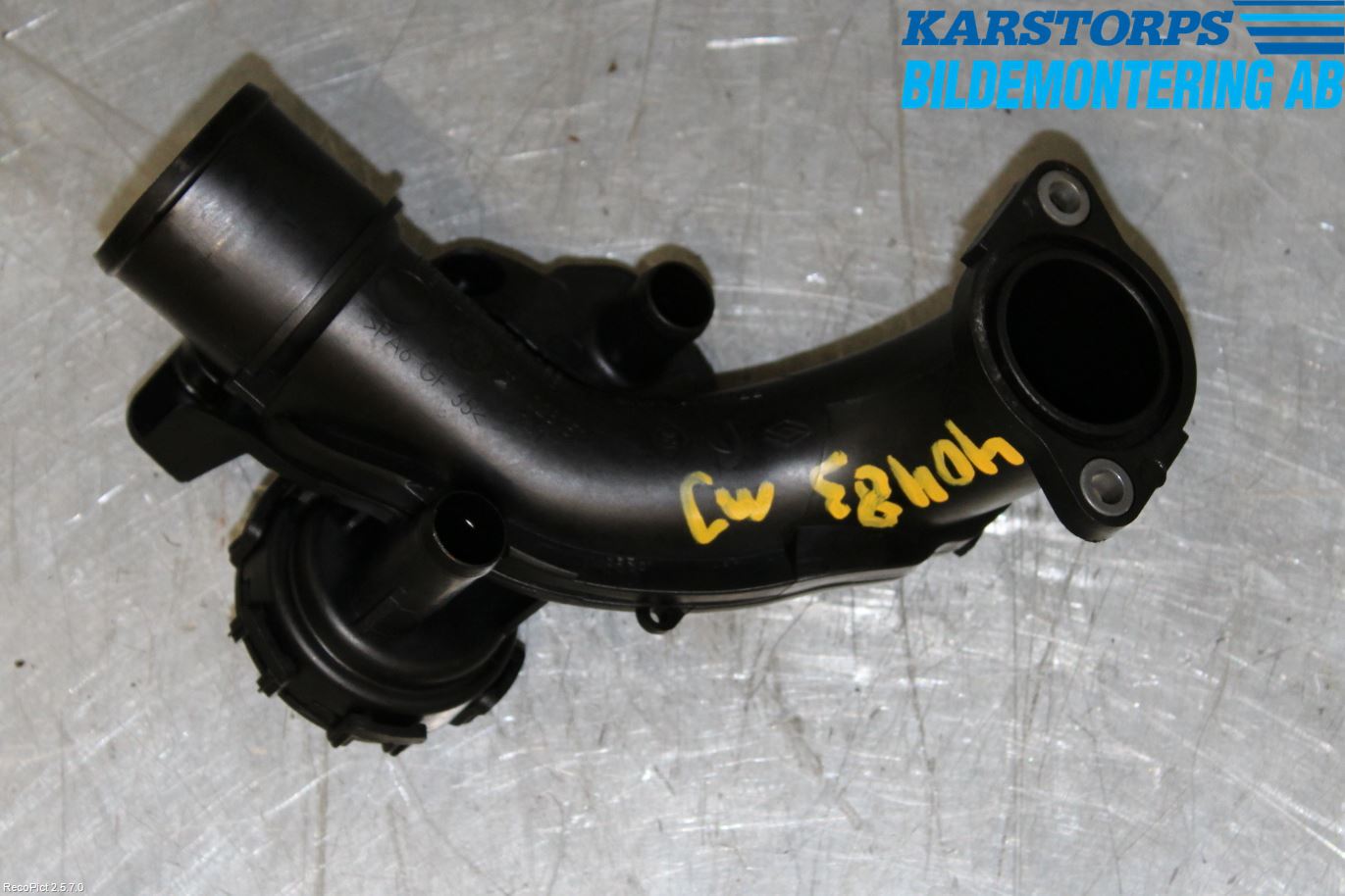 Renault KANGOO II 08-14 Intercooler Rør-Slange