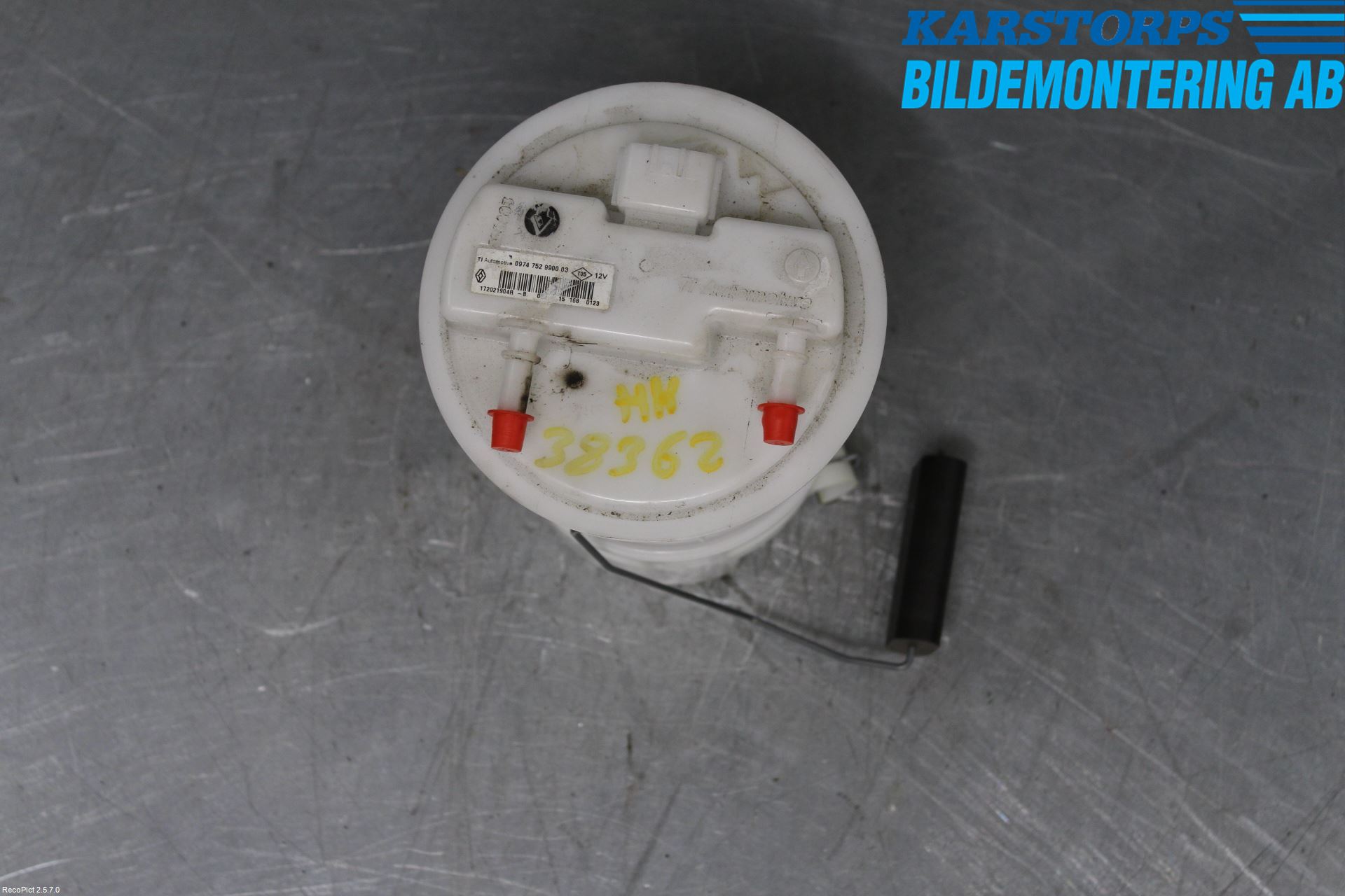 Dacia SANDERO/STEPWAY 13-20 Drivstoffpumpe Fødepumpe El